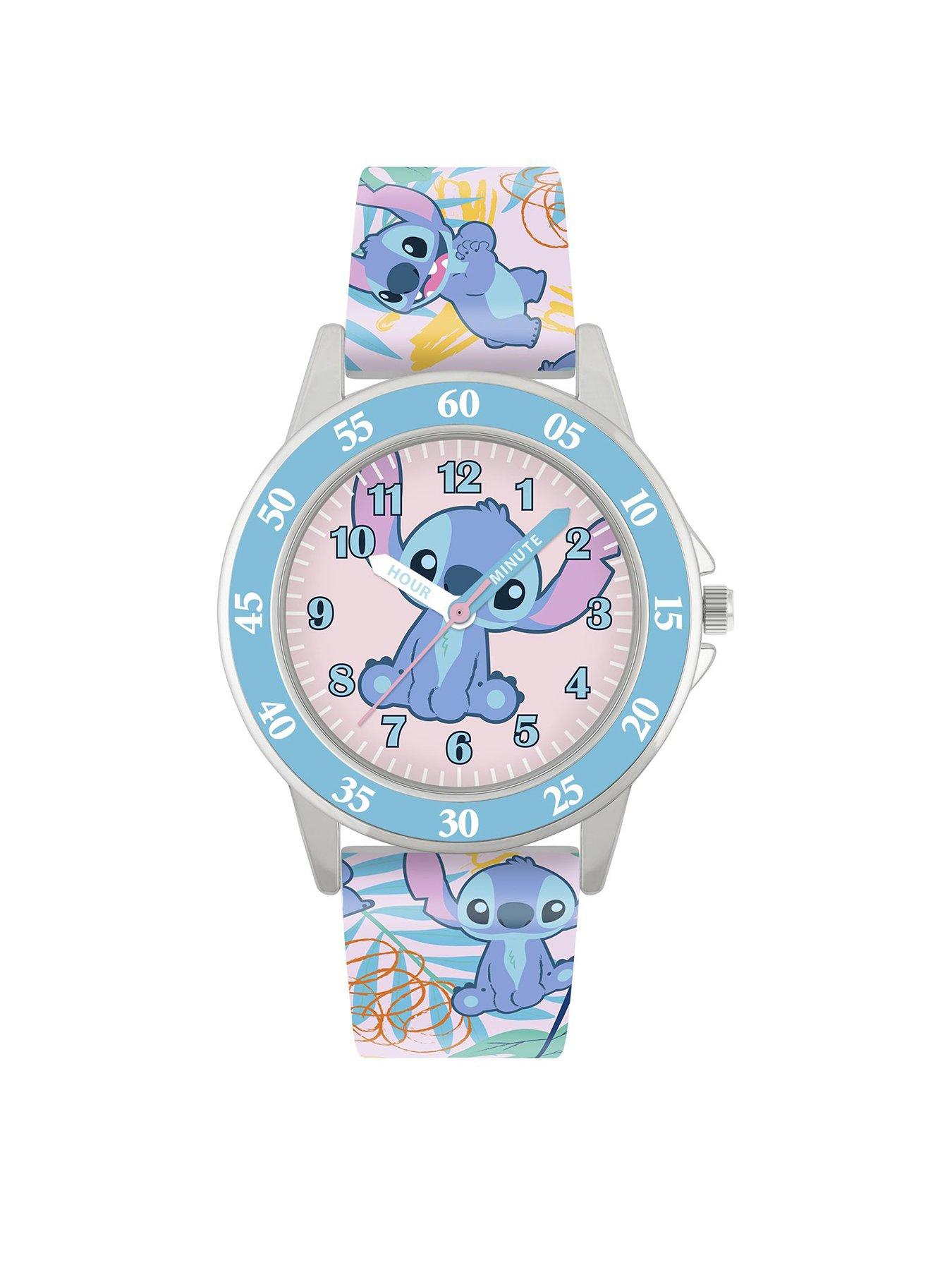 Disney Lilo and Stitch Blue Printed Time Teacher Strap Watch