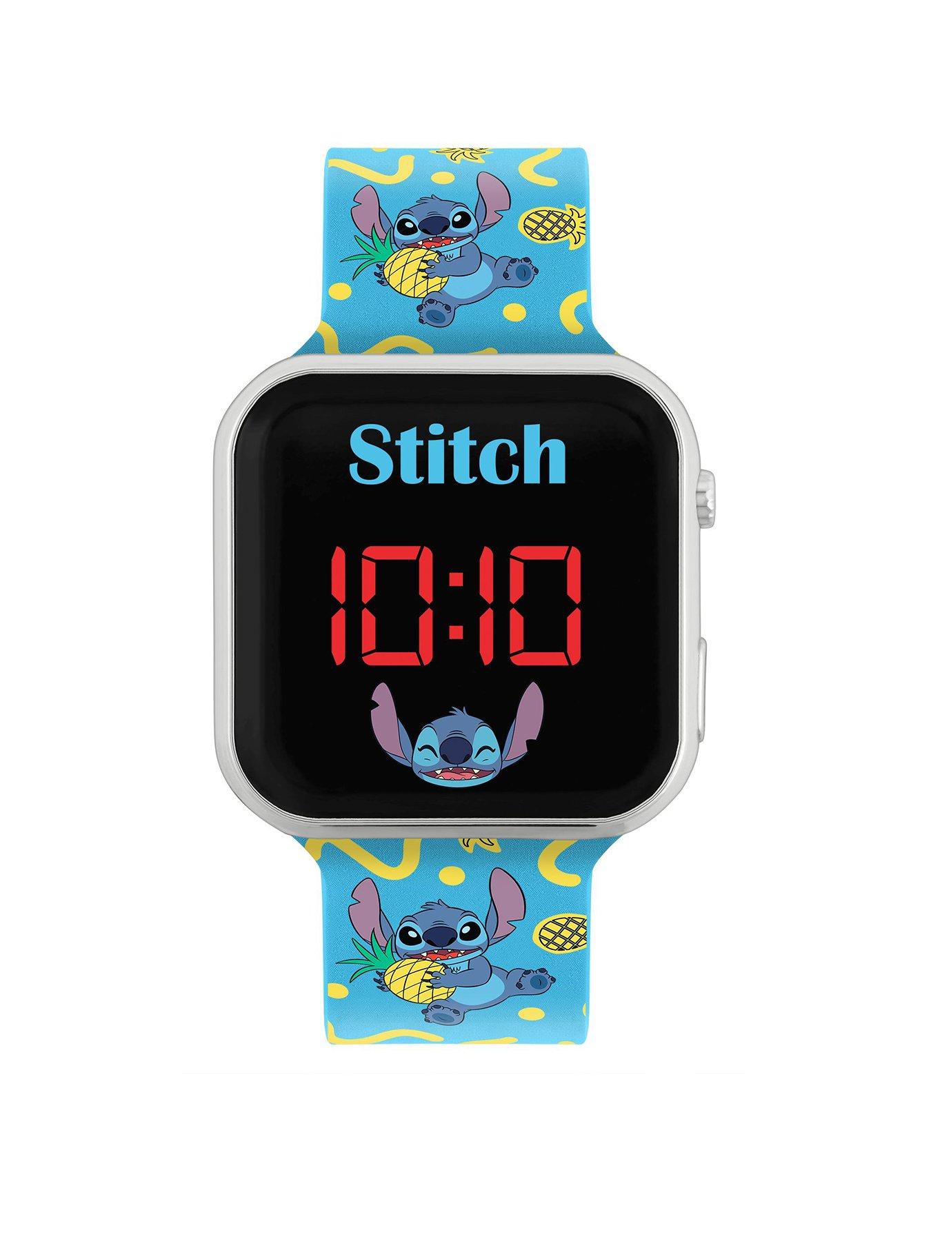 Disney Lilo and Stitch Character Print Strap LED Watch