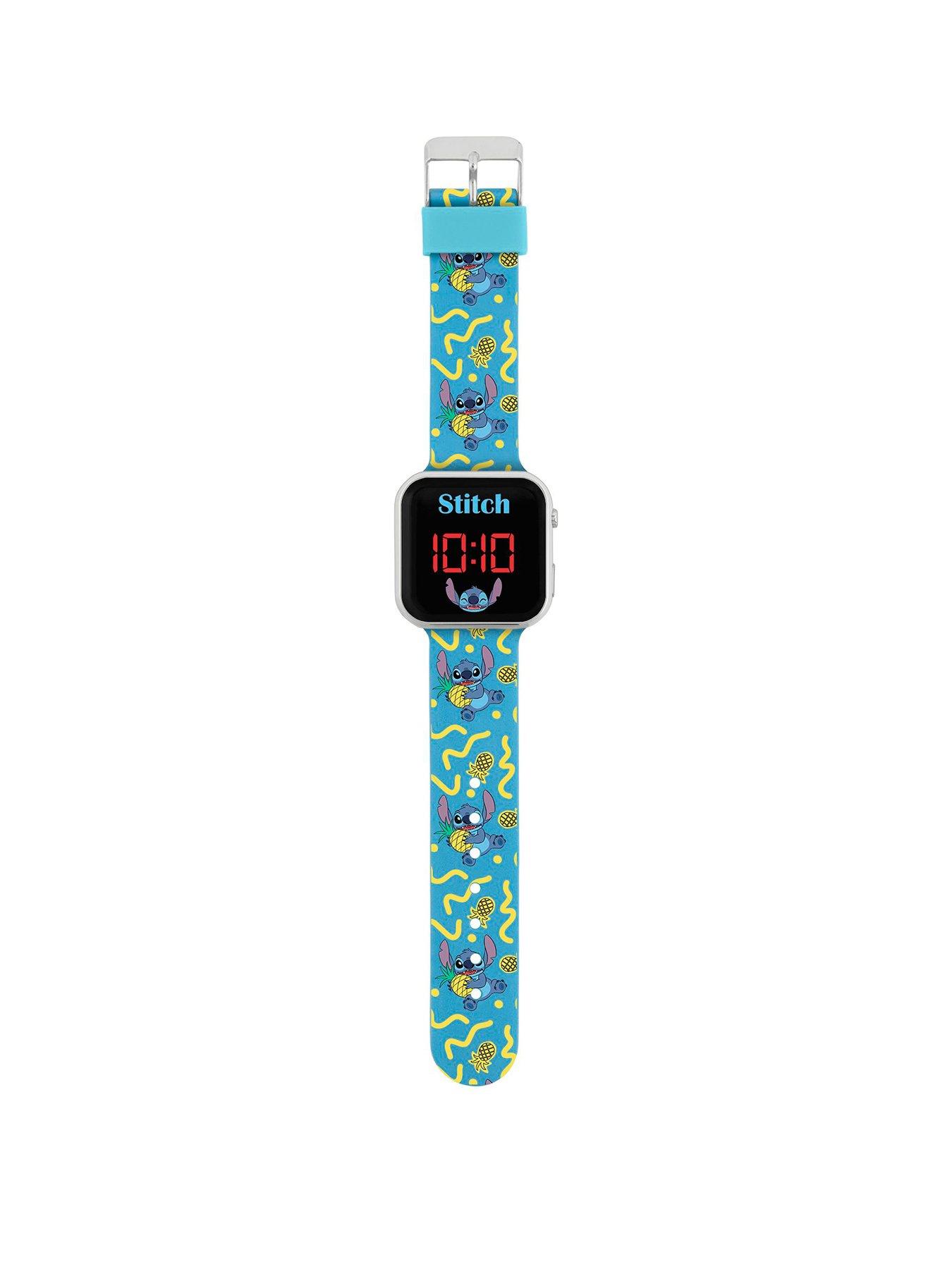 Disney Lilo and Stitch Character Print Strap LED Watch