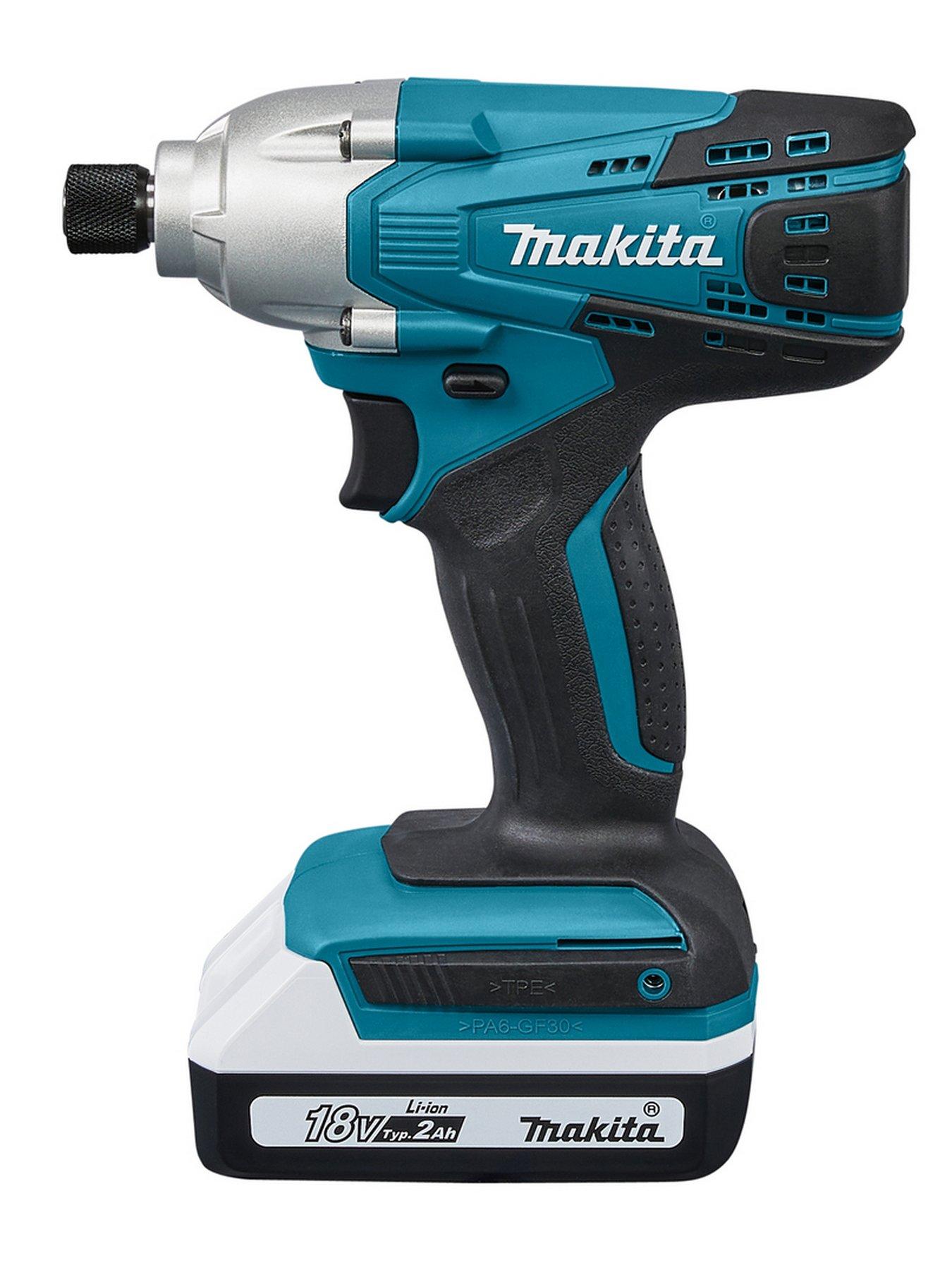 makita-18v-g-series-cordless-hp488dnbspcombi-hammernbspdrillnbspamp-td127dnbspimpact-driver-kit-with-2x-2ah-li-ion-batteriesstillFront