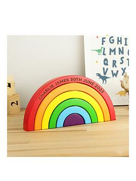the-personalised-memento-company-personalised-wooden-rainbow