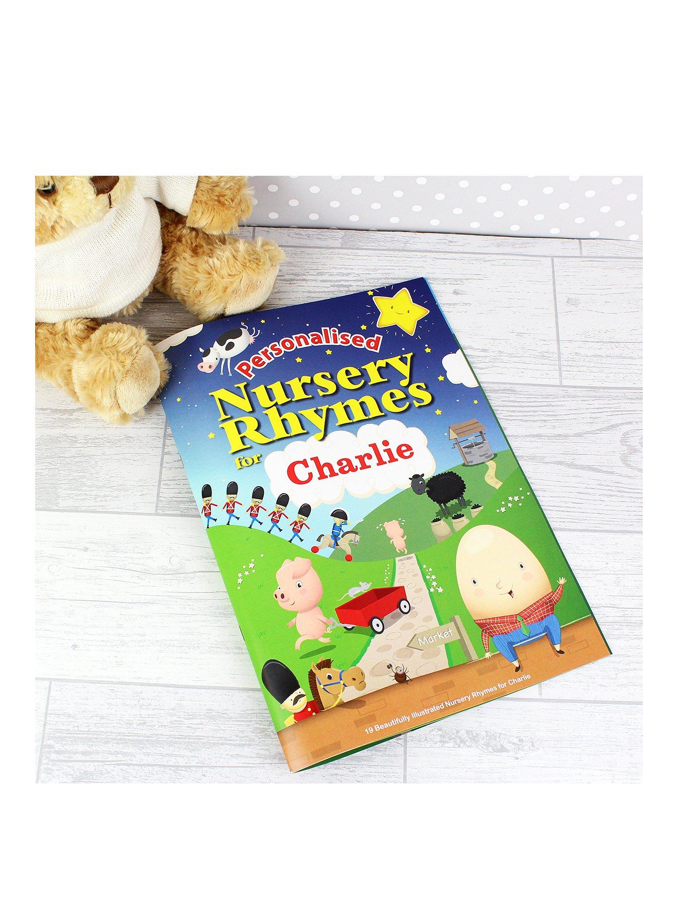 Image 1 of 4 of The Personalised Memento Company Personalised Nursery Rhyme Book