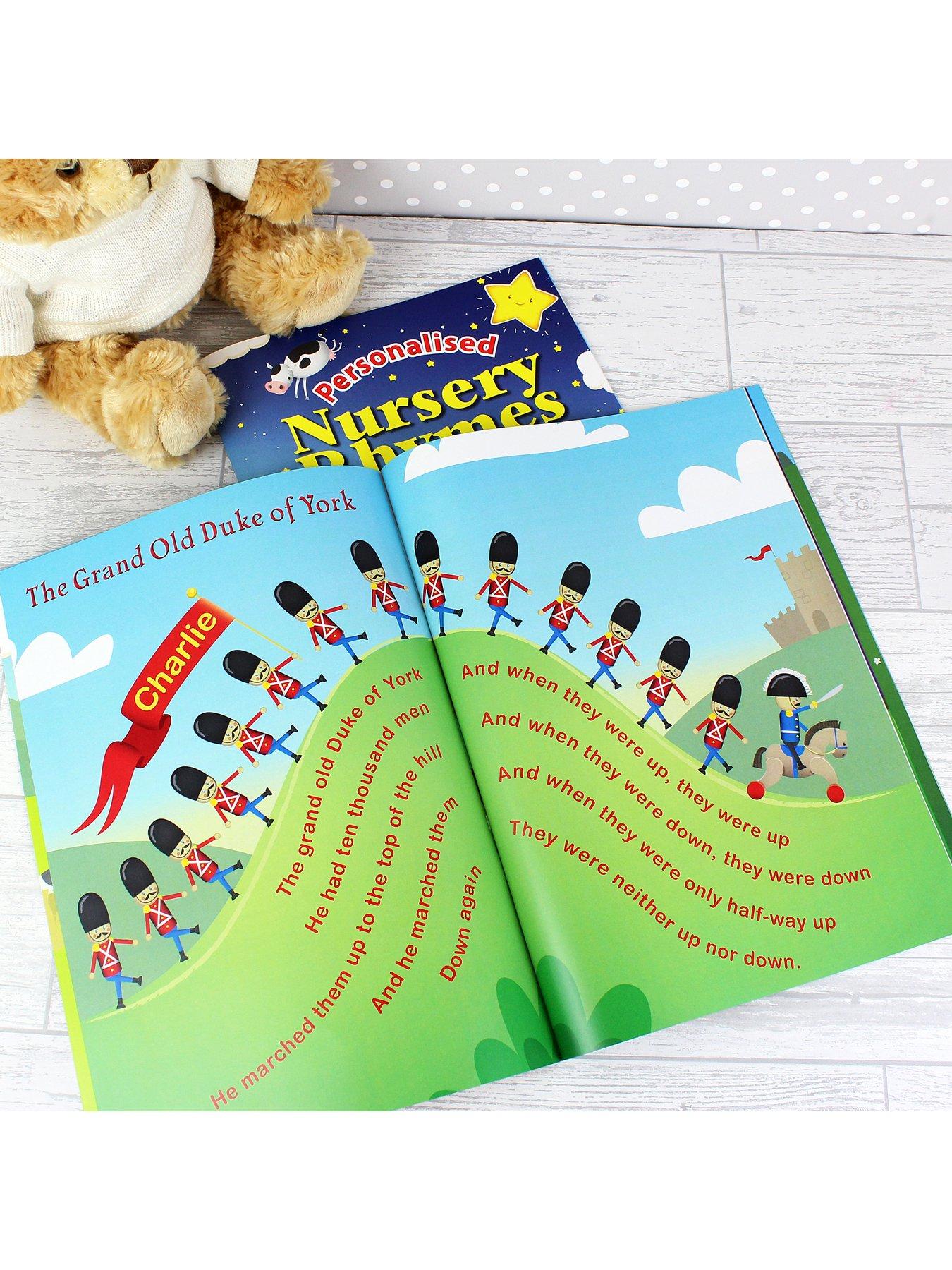 Image 2 of 4 of The Personalised Memento Company Personalised Nursery Rhyme Book