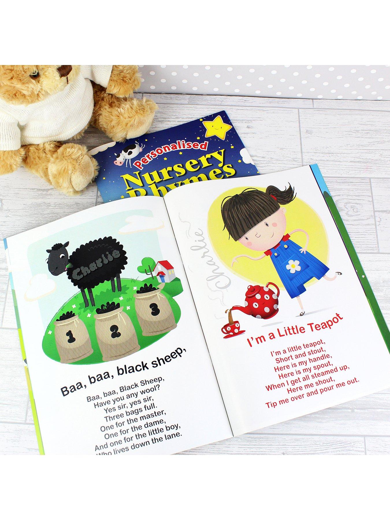 Image 3 of 4 of The Personalised Memento Company Personalised Nursery Rhyme Book