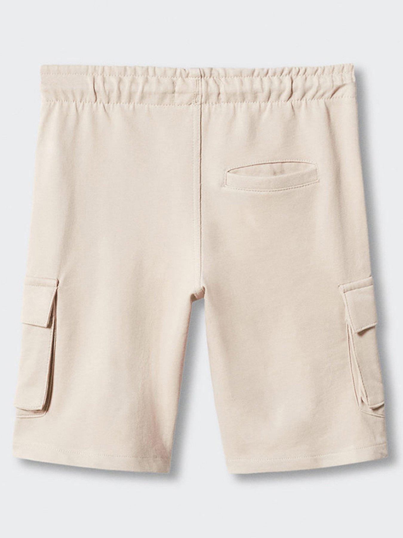 CARGO SHORTS - Light beige