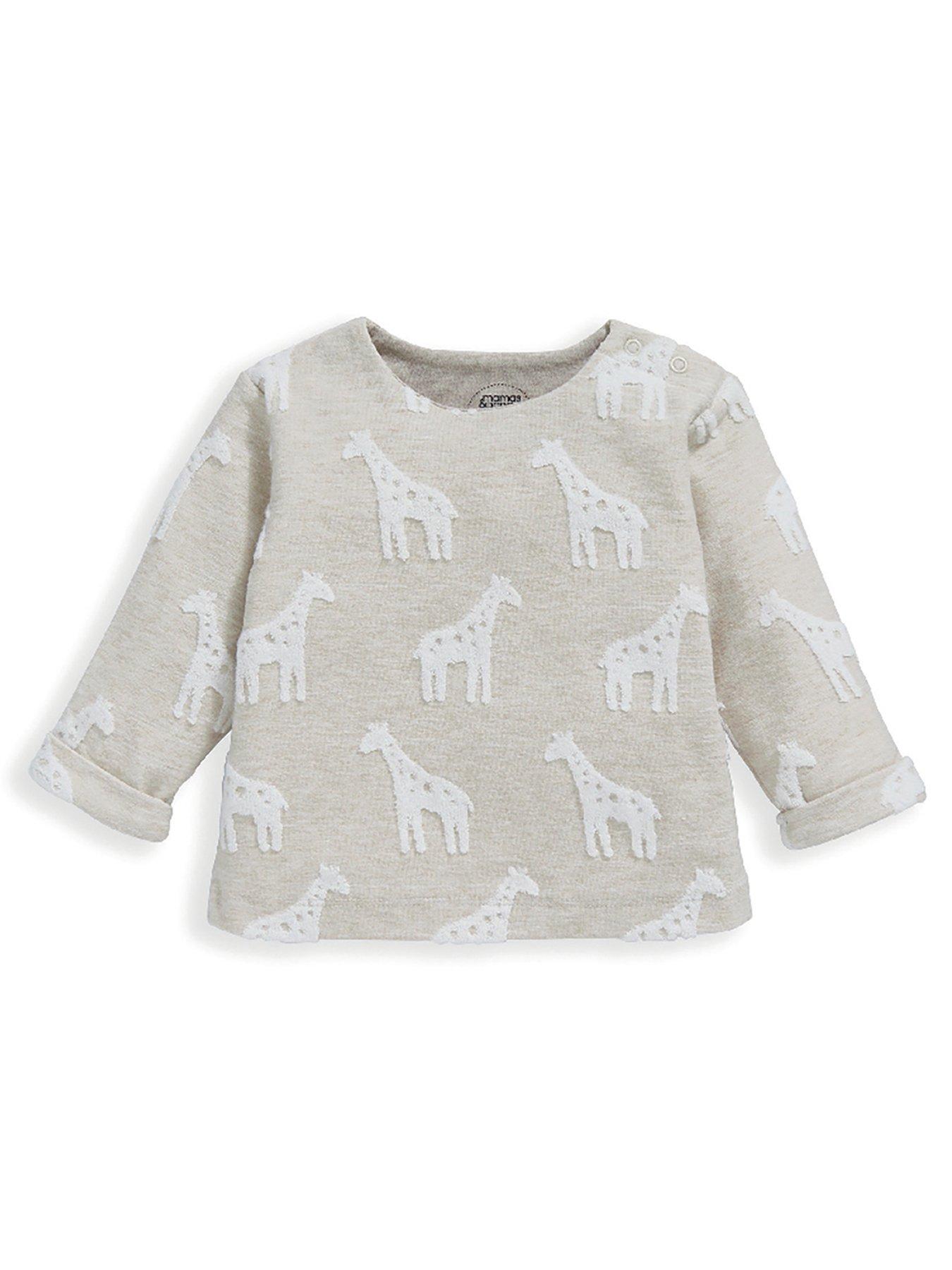 mamas-papas-baby-unisex-2-piece-giraffe-textured-set-beigeback