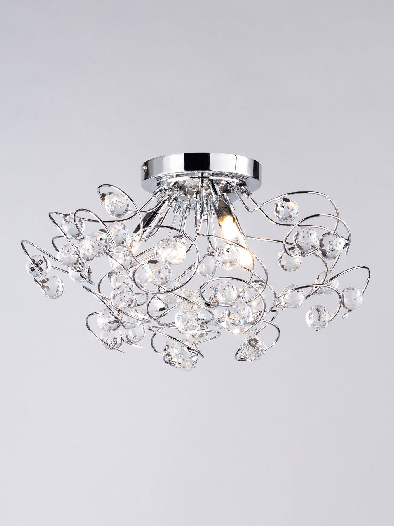 BHS Lila Flush Ceiling Light