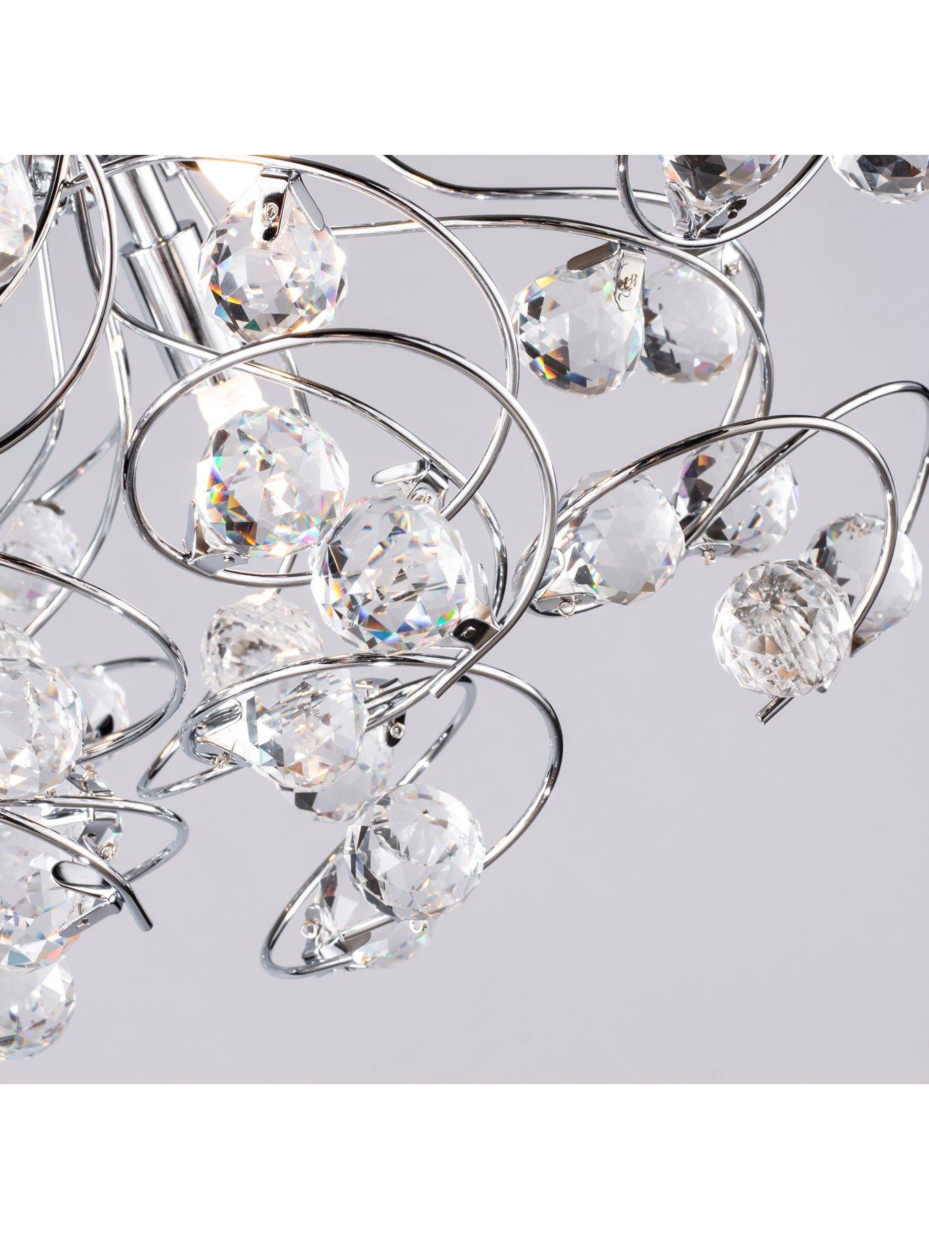 Image 4 of 4 of BHS Lila Flush Ceiling Light