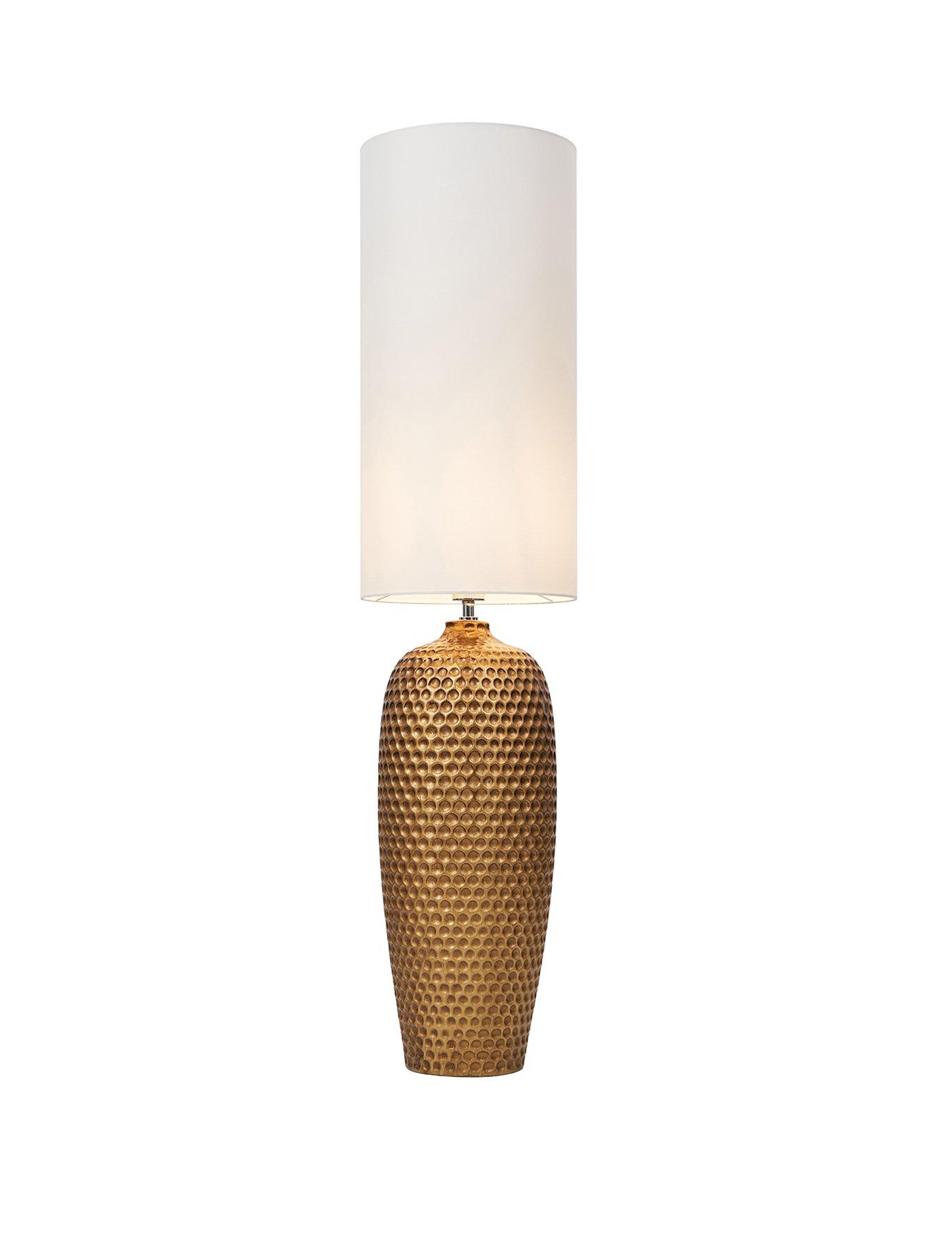 Very Home Eden Large Hammered Ceramic Floor Lamp Very Ireland
