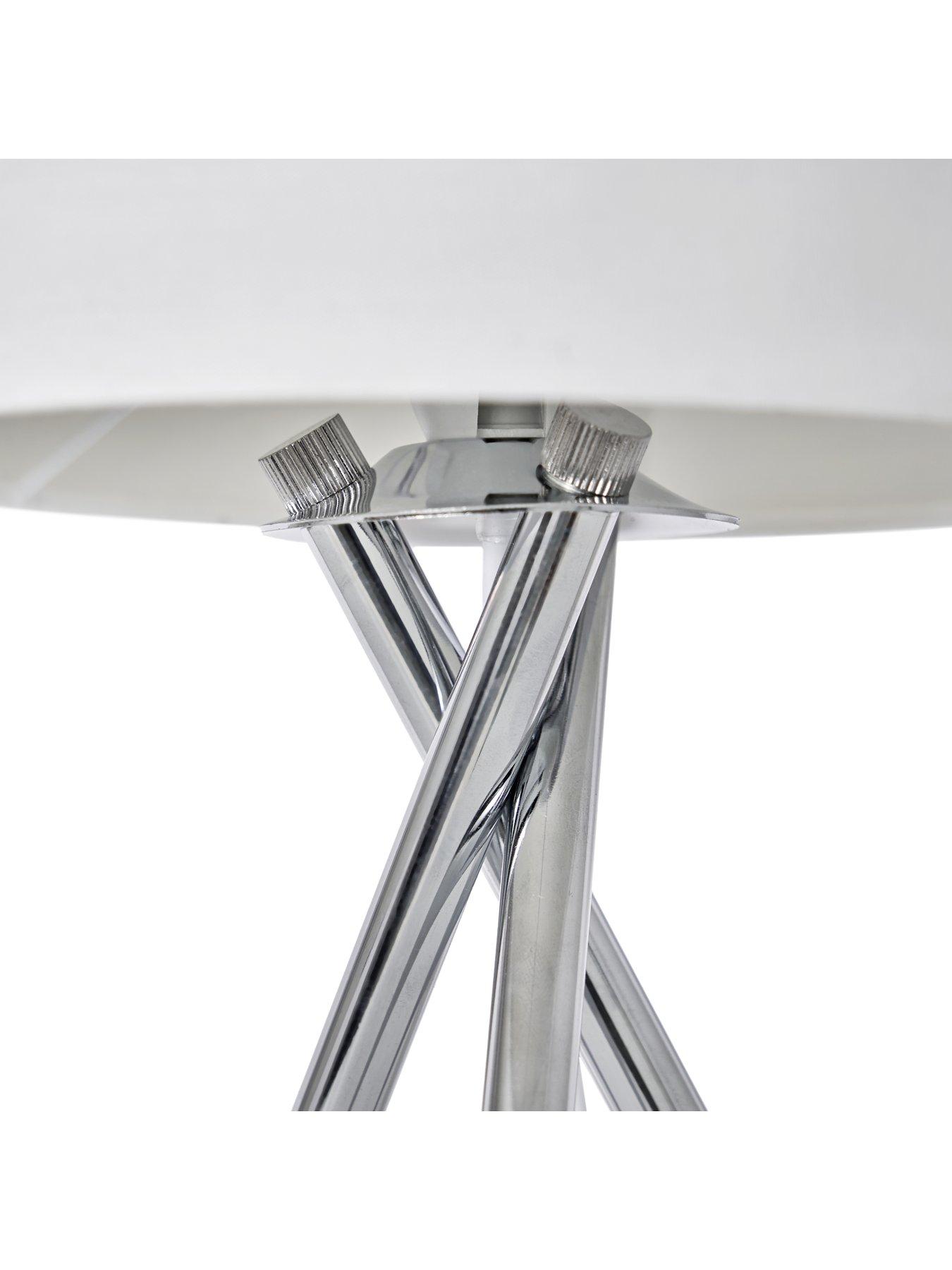 Image 3 of 3 of Very Home Tripod Bedside Table Lamp - Ivory