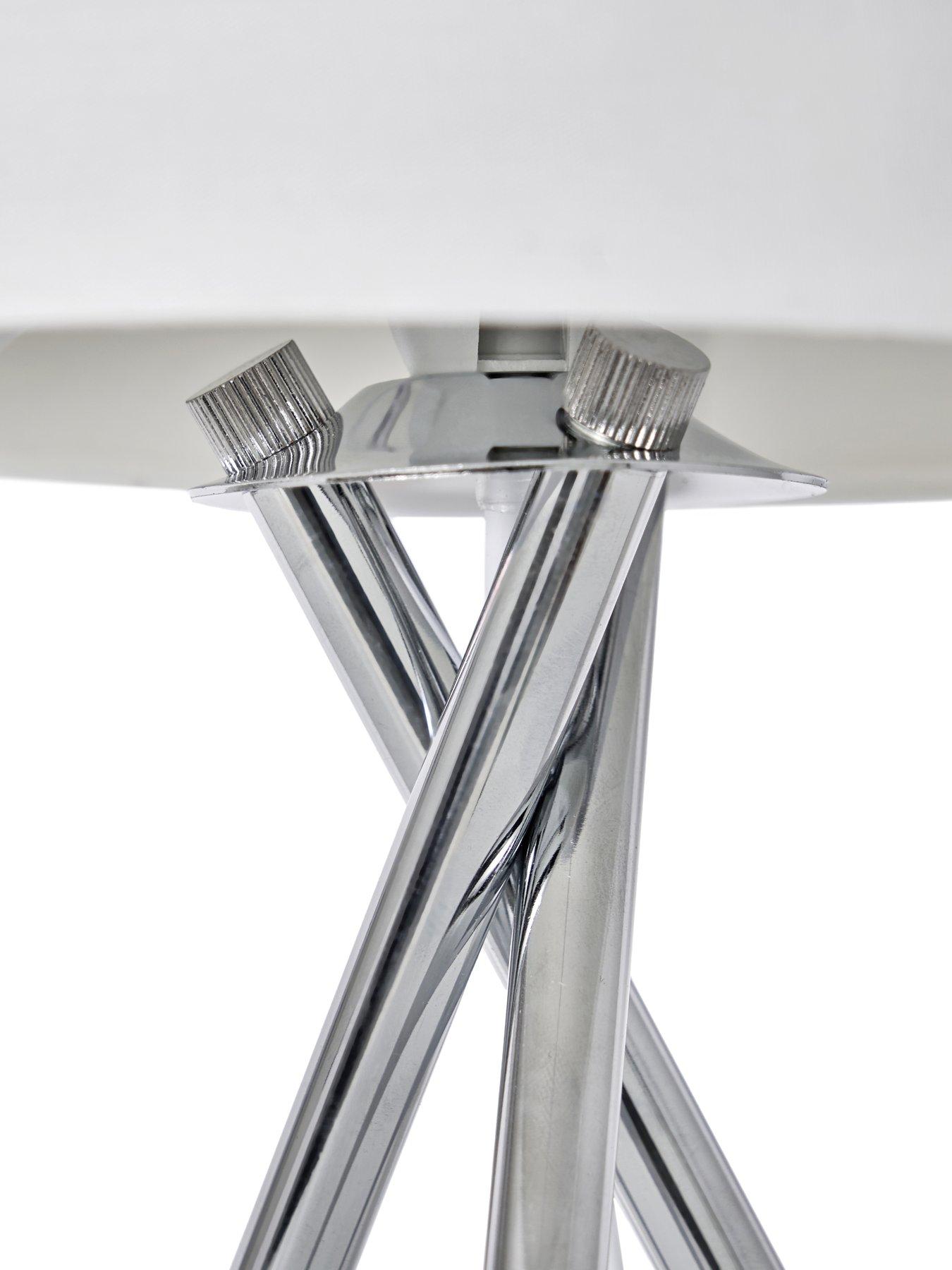 Image 6 of 6 of The Very Collection Tripod Bedside Table Lamp - Ivory