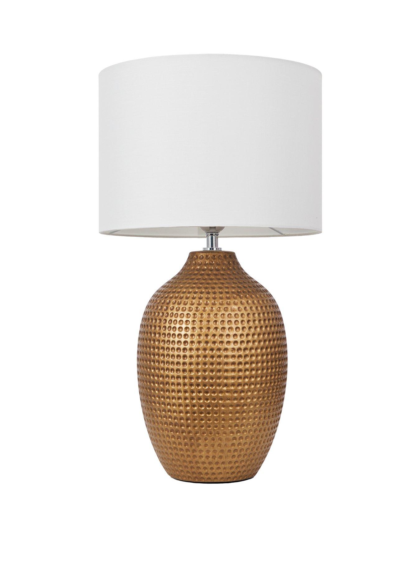 very-home-eden-hammered-ceramic-table-lamp