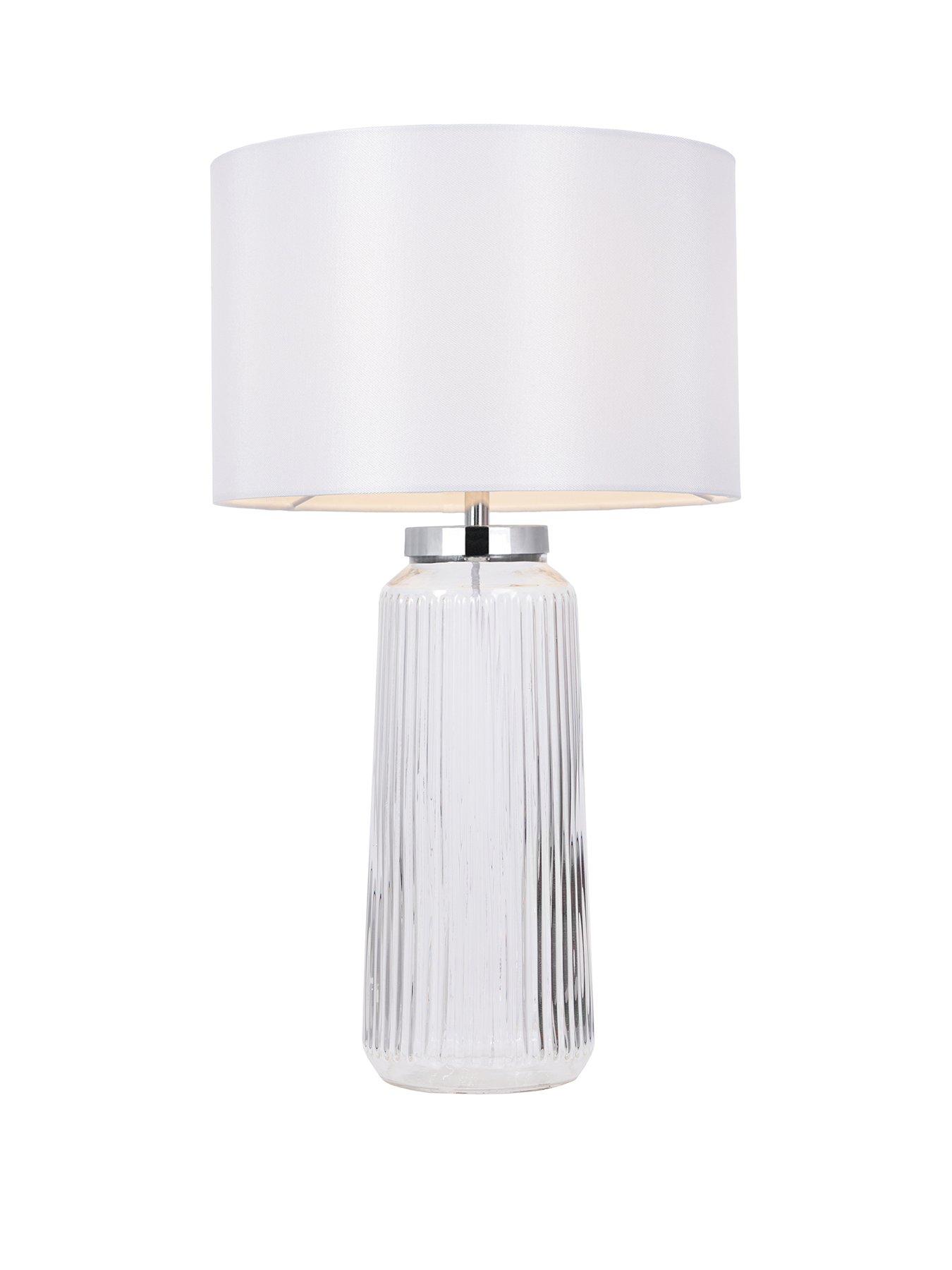 very-home-rei-ribbed-glass-base-table-lamp