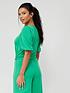 v-by-very-puff-sleeve-v-neck-wide-leg-jumpsuit-greenoutfit