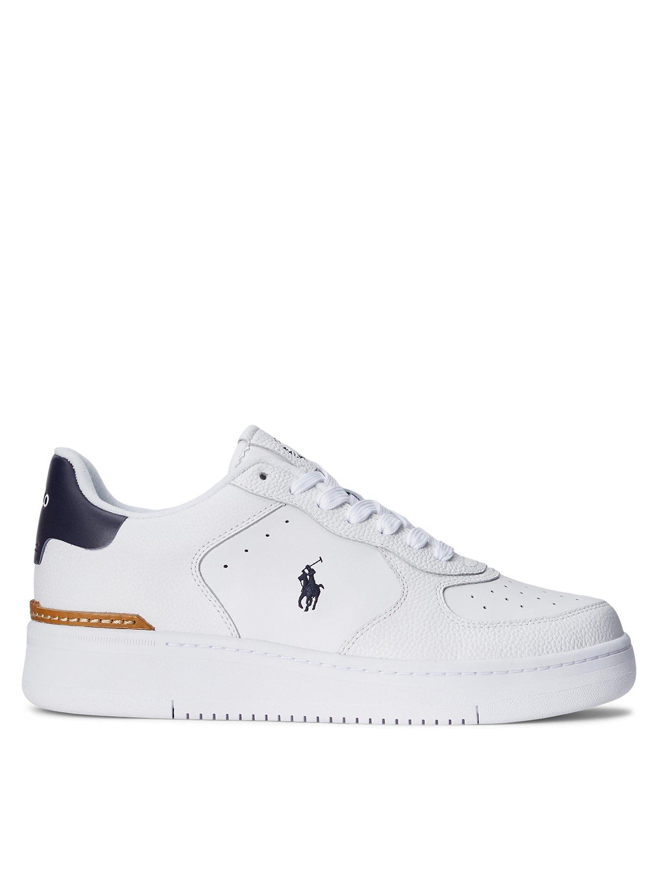 Polo Ralph Lauren Mastes Court Pp Trainer - White/Navy