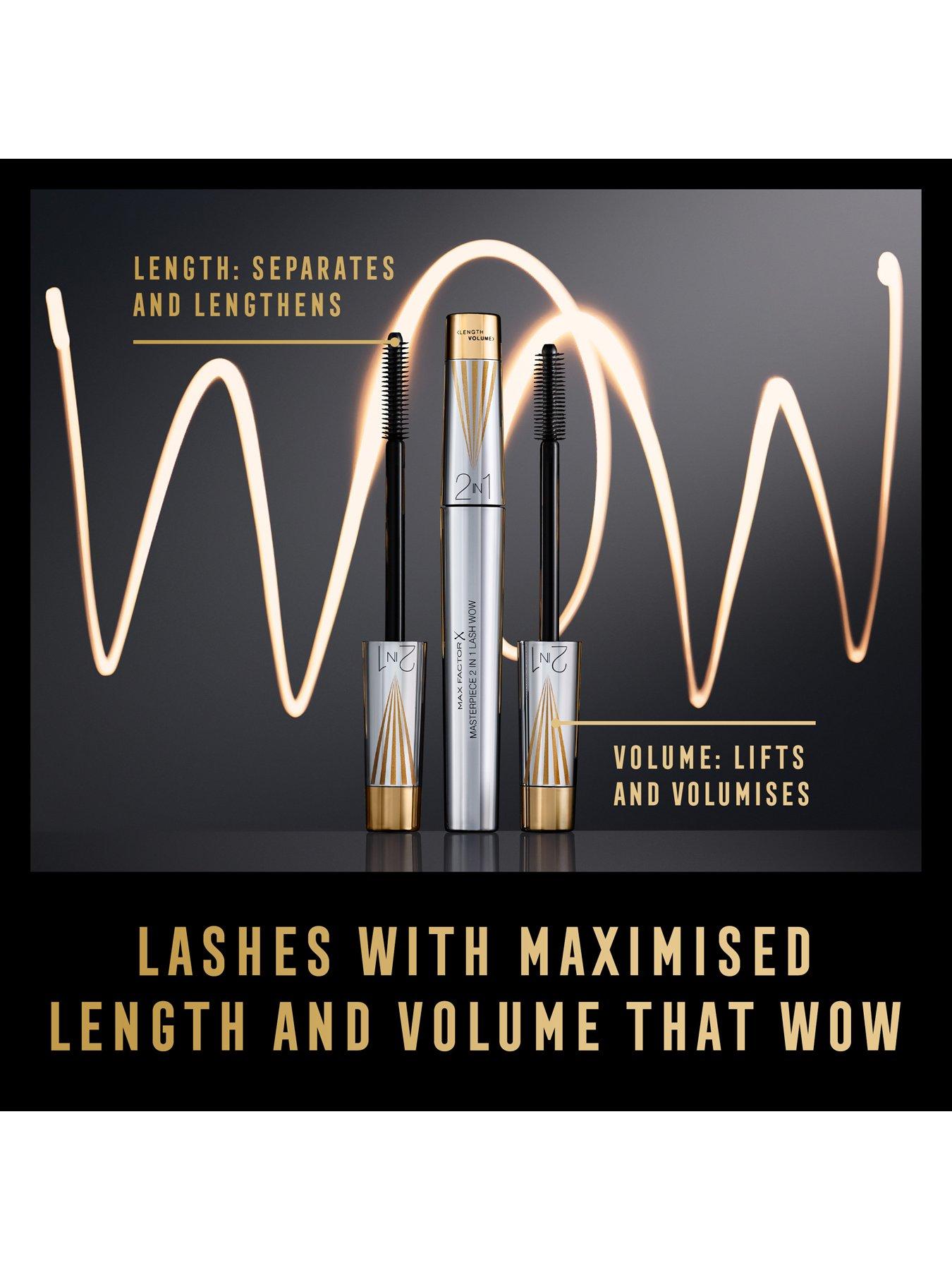 Image 6 of 8 of Max Factor Masterpiece 2 In 1 Lash WOW Volume & Length Mascara 7ml