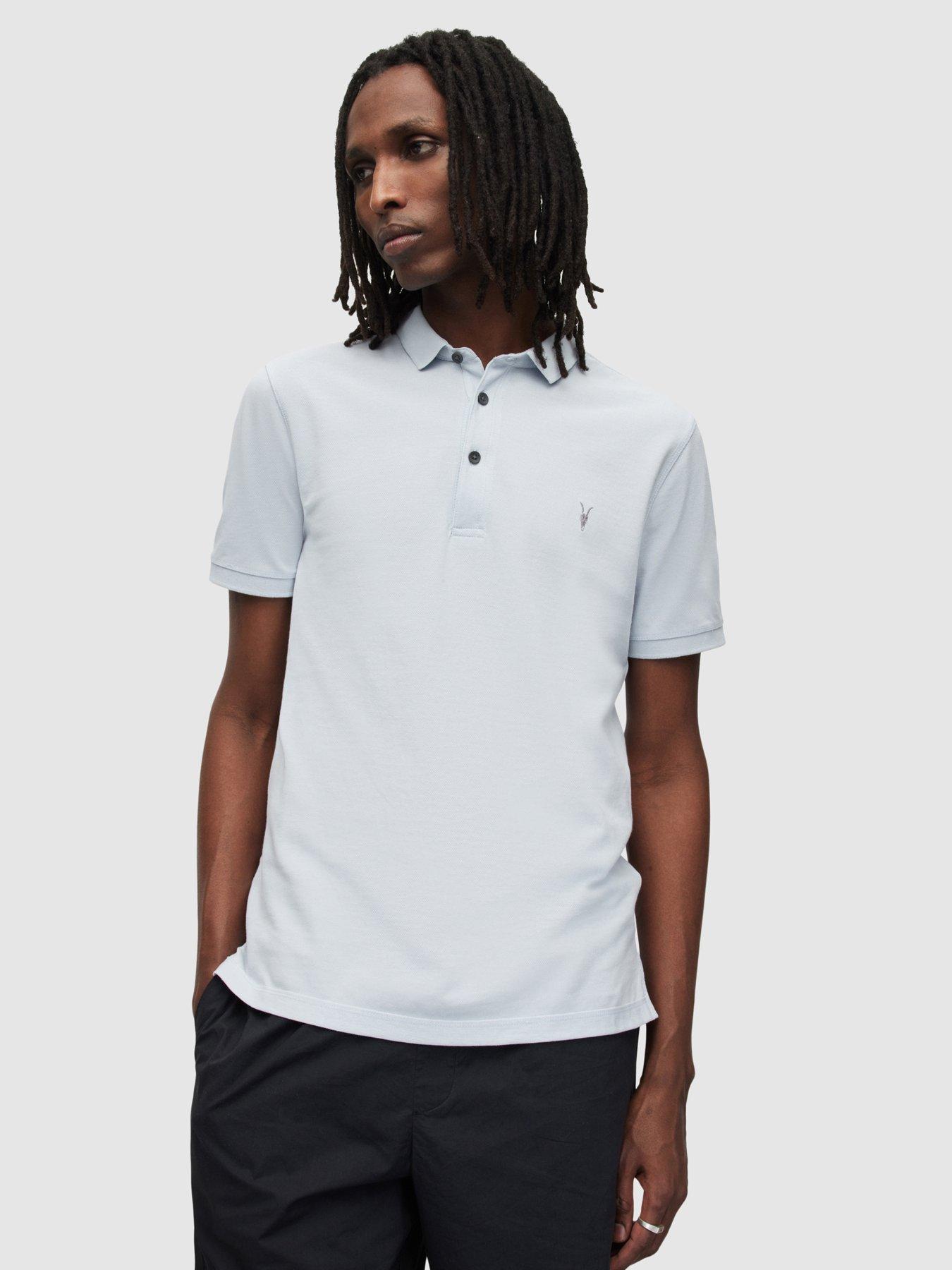 All saints long outlet sleeve polo