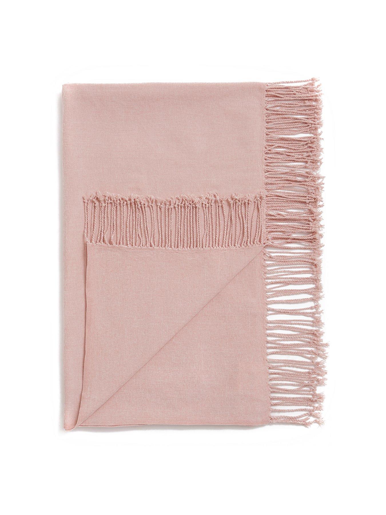 the-very-collection-supersoft-chenille-throw-blushfront