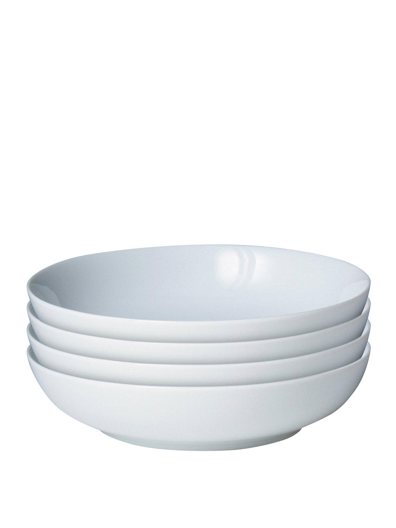 Image 1 of 3 of Denby White by Denby Set of 4 Pasta Bowls