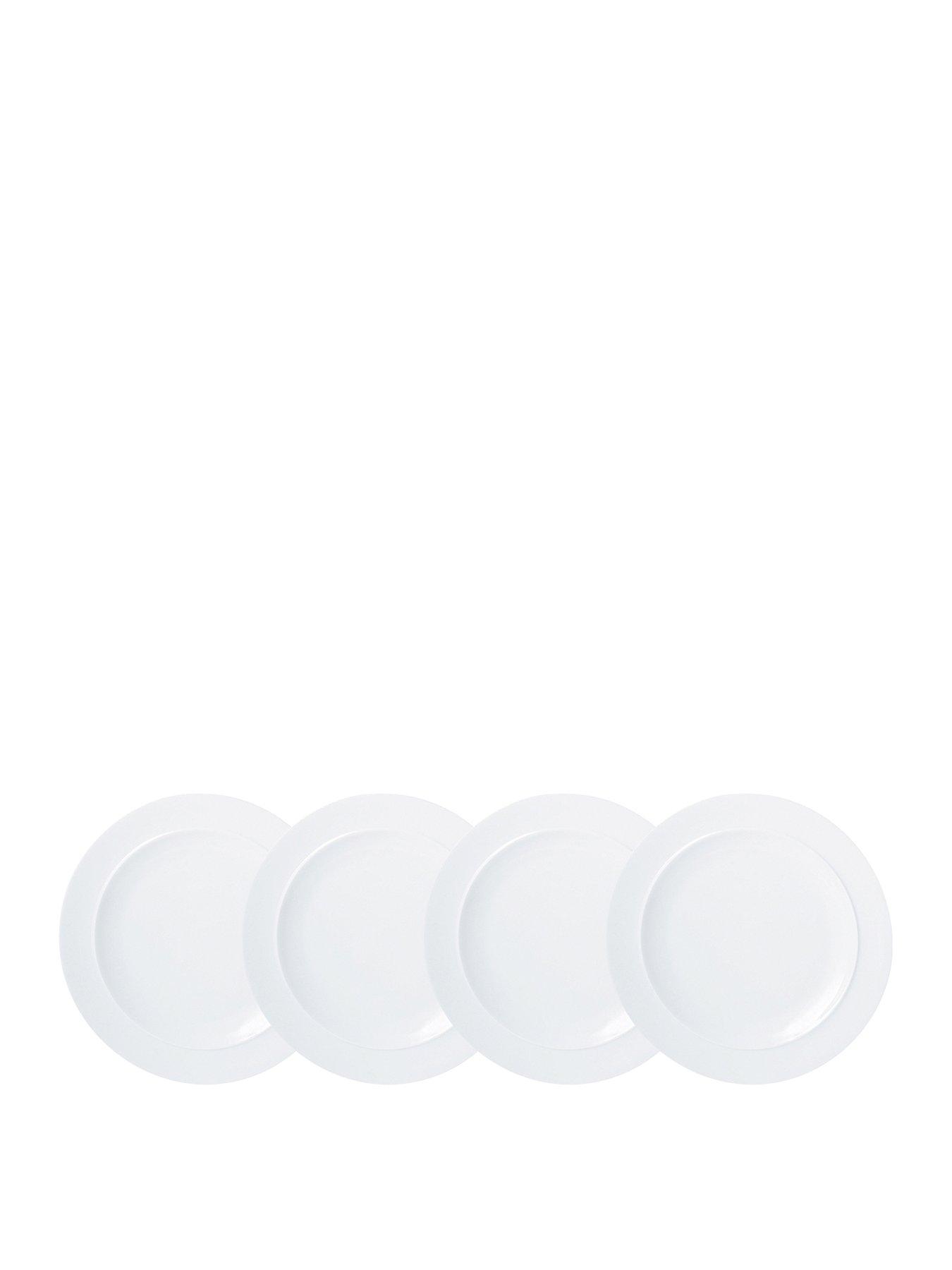 undefined White by Denby Set of 4 Dinner Plates