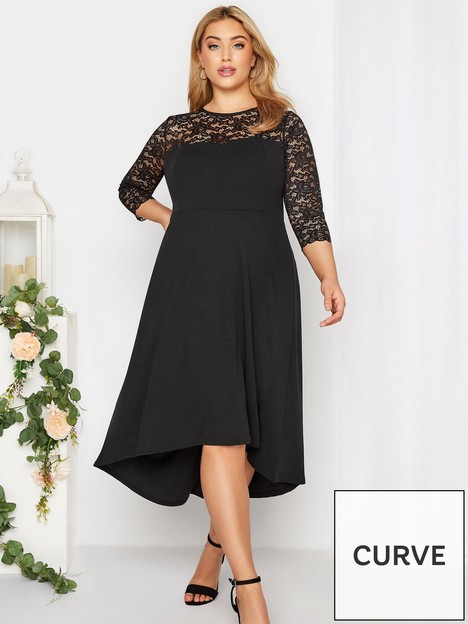 yours-lace-high-low-dress