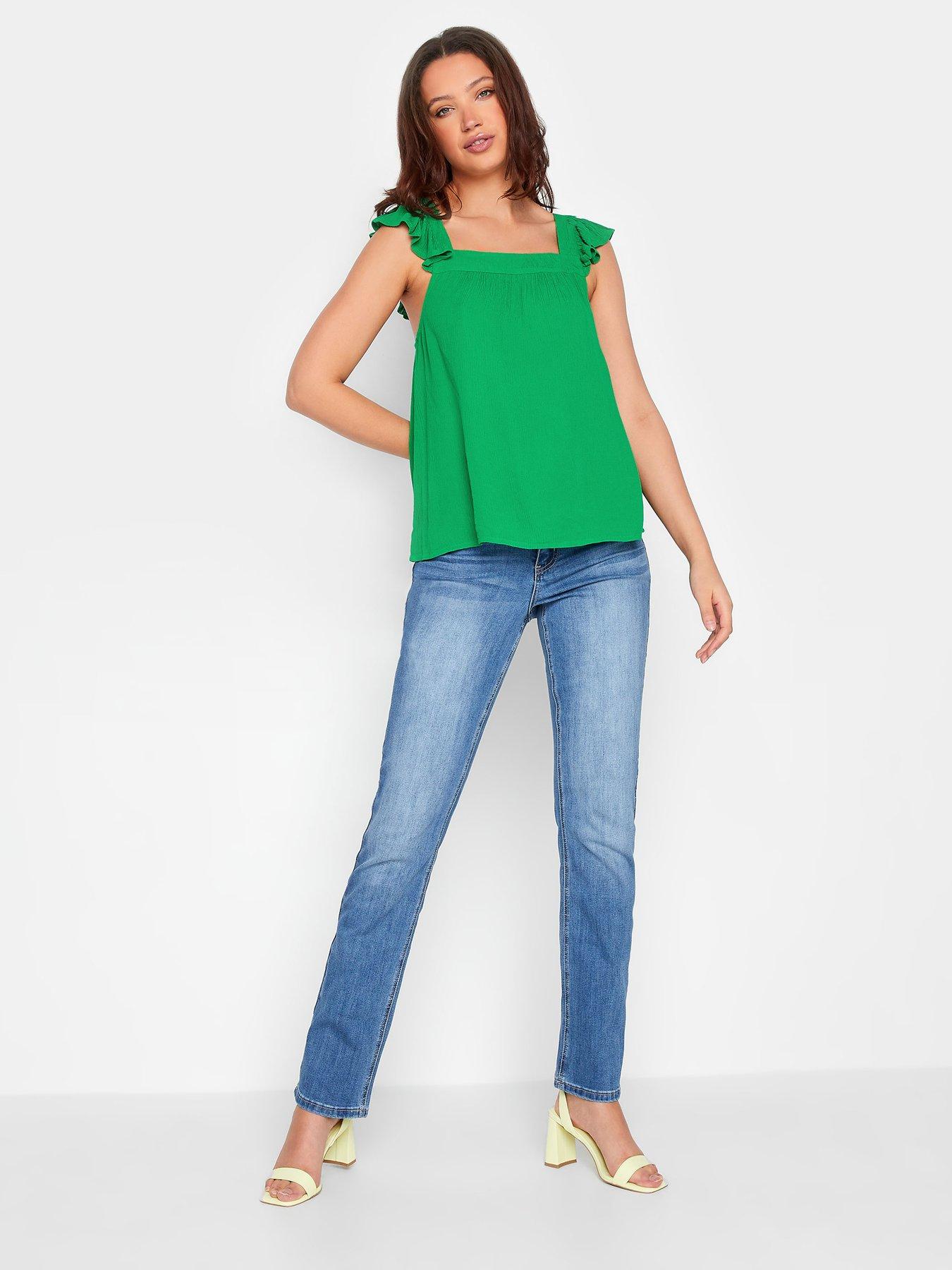 long-tall-sally-cheese-cloth-frill-top-greenback