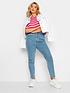 yours-yours-elastic-waist-mom-jean-bleachoutfit