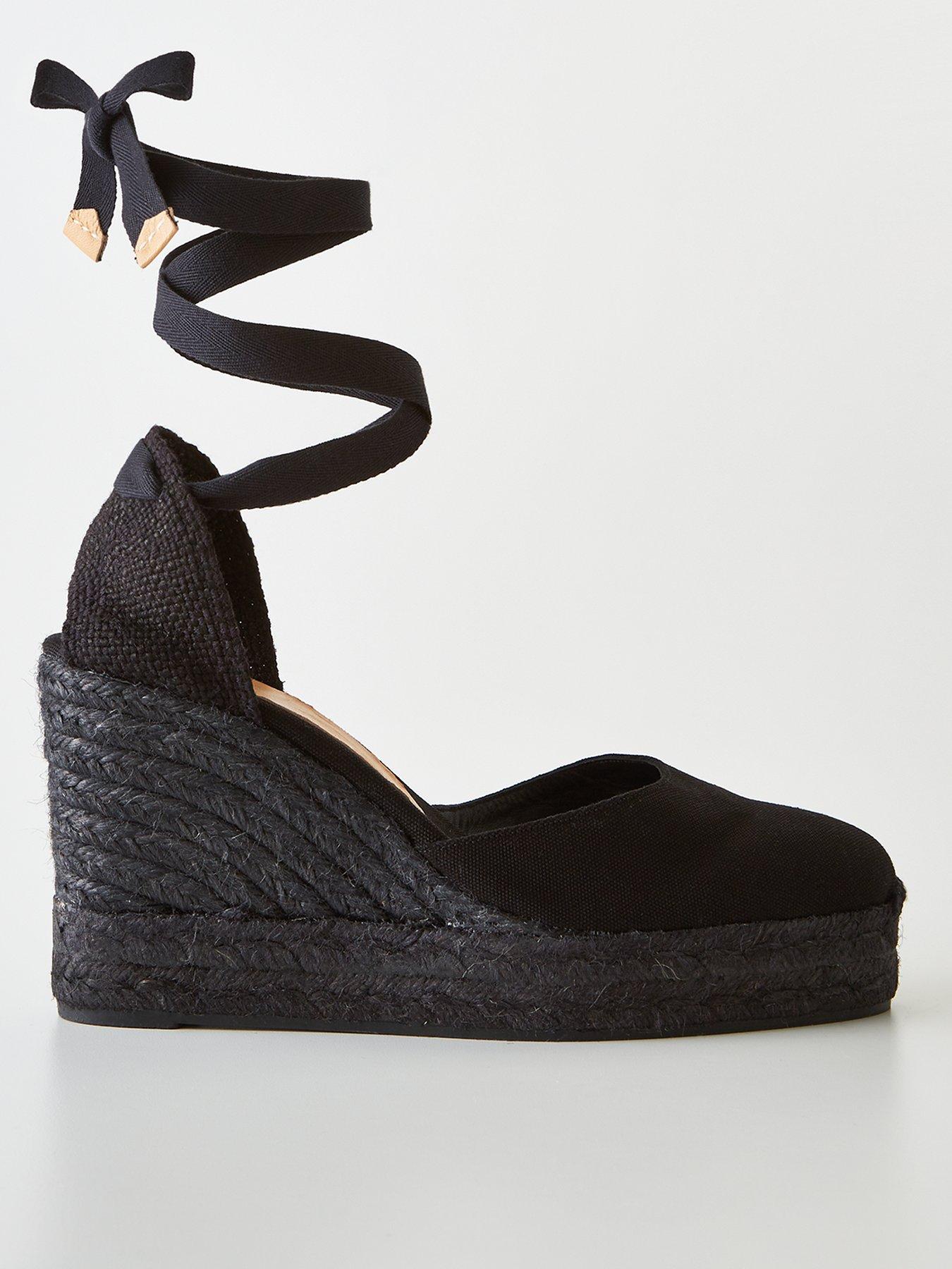 Castaner chiara shop espadrilles black