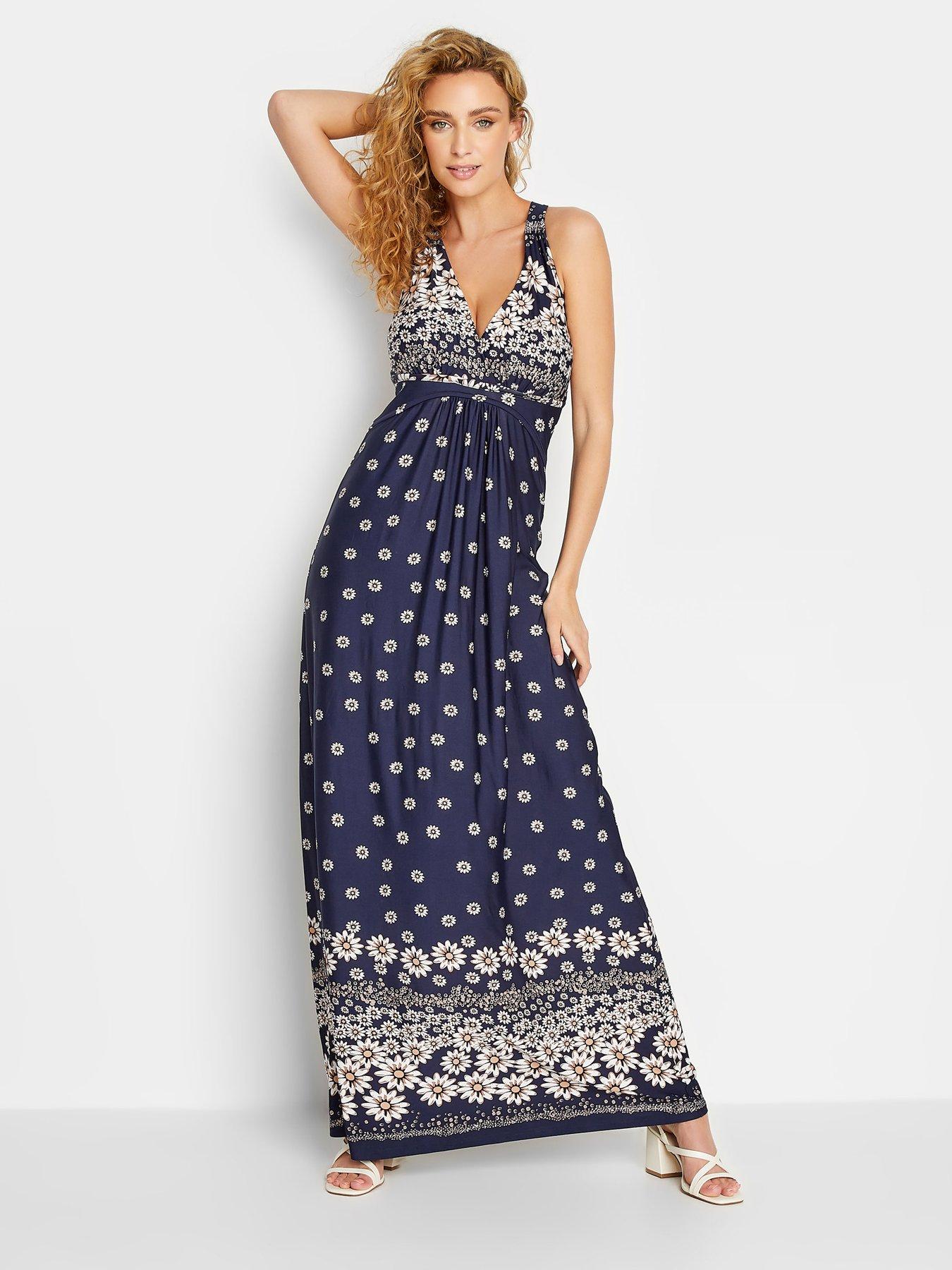 long-tall-sally-long-tall-sally-navy-daisy-print-maxi-dress