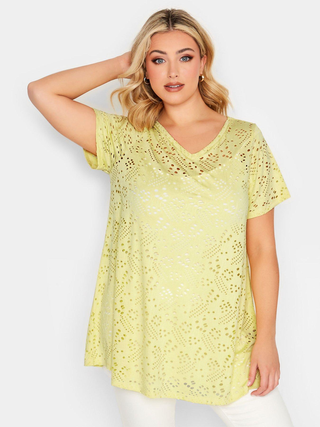 yours-yours-broidery-swing-tee-solid-yellow