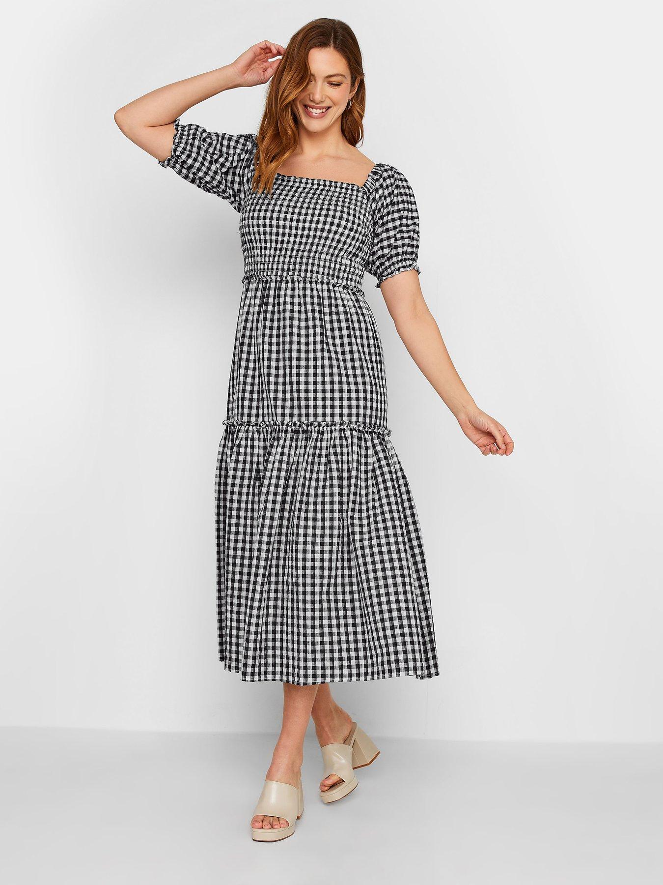 long-tall-sally-shirred-gingham-dress-mono