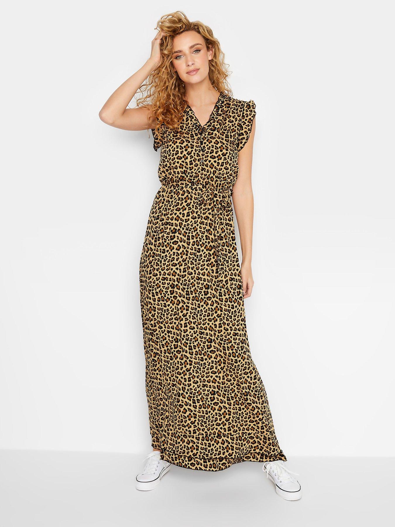 long-tall-sally-long-tall-sally-animal-print-frill-sleeve-maxi-dress