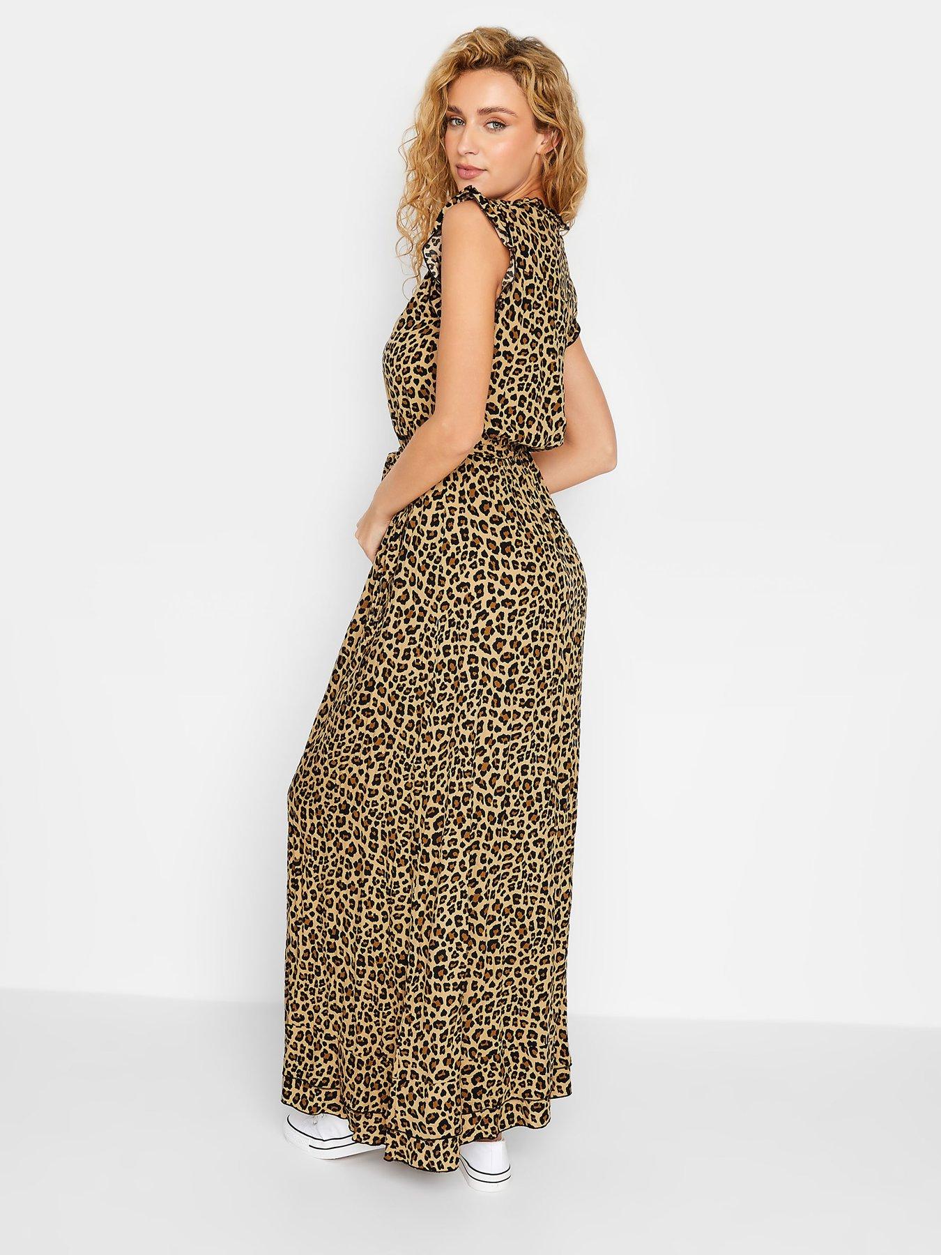 long-tall-sally-long-tall-sally-animal-print-frill-sleeve-maxi-dressstillFront