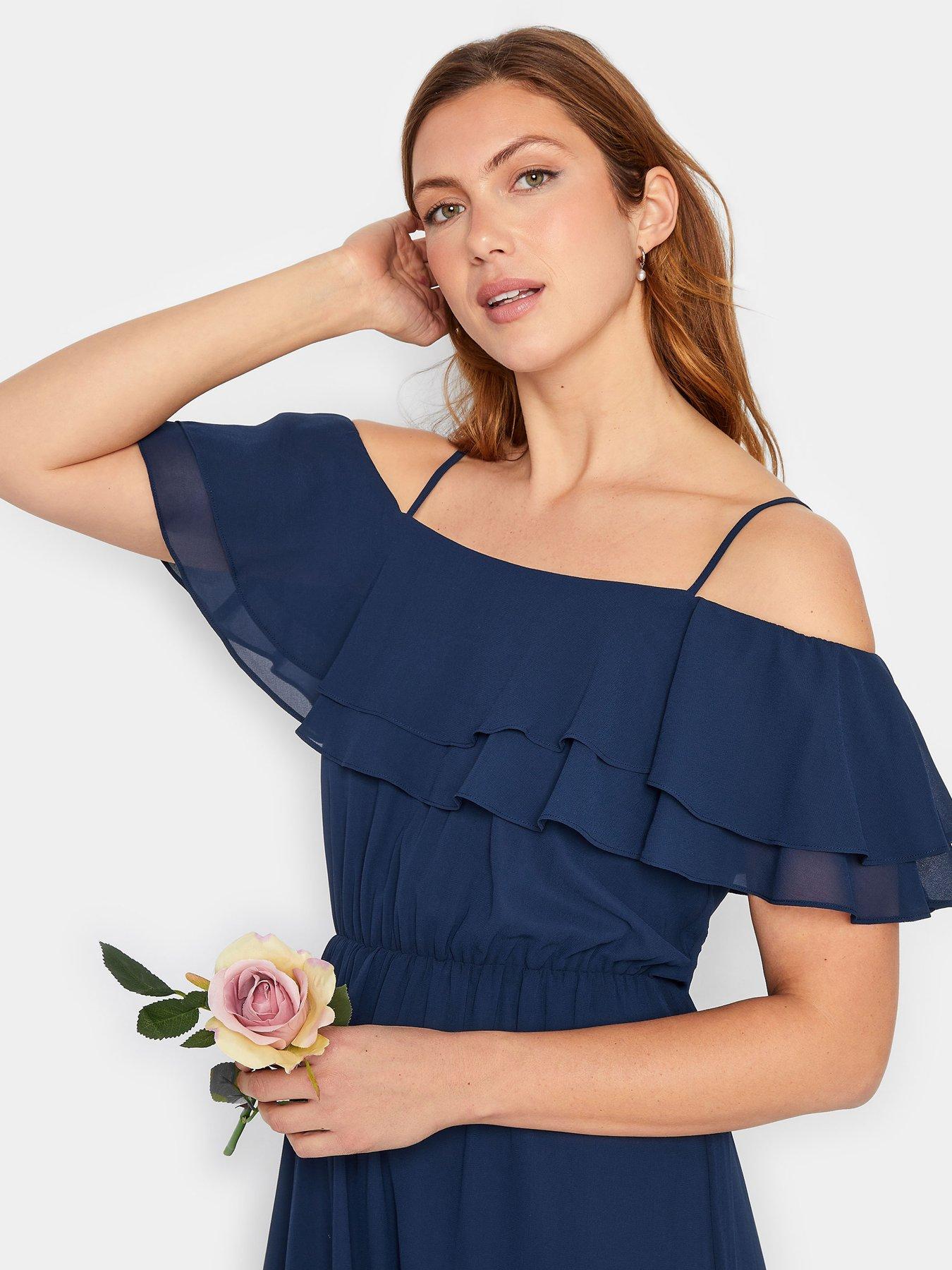 long-tall-sally-ruffle-maxi-dress-navyoutfit