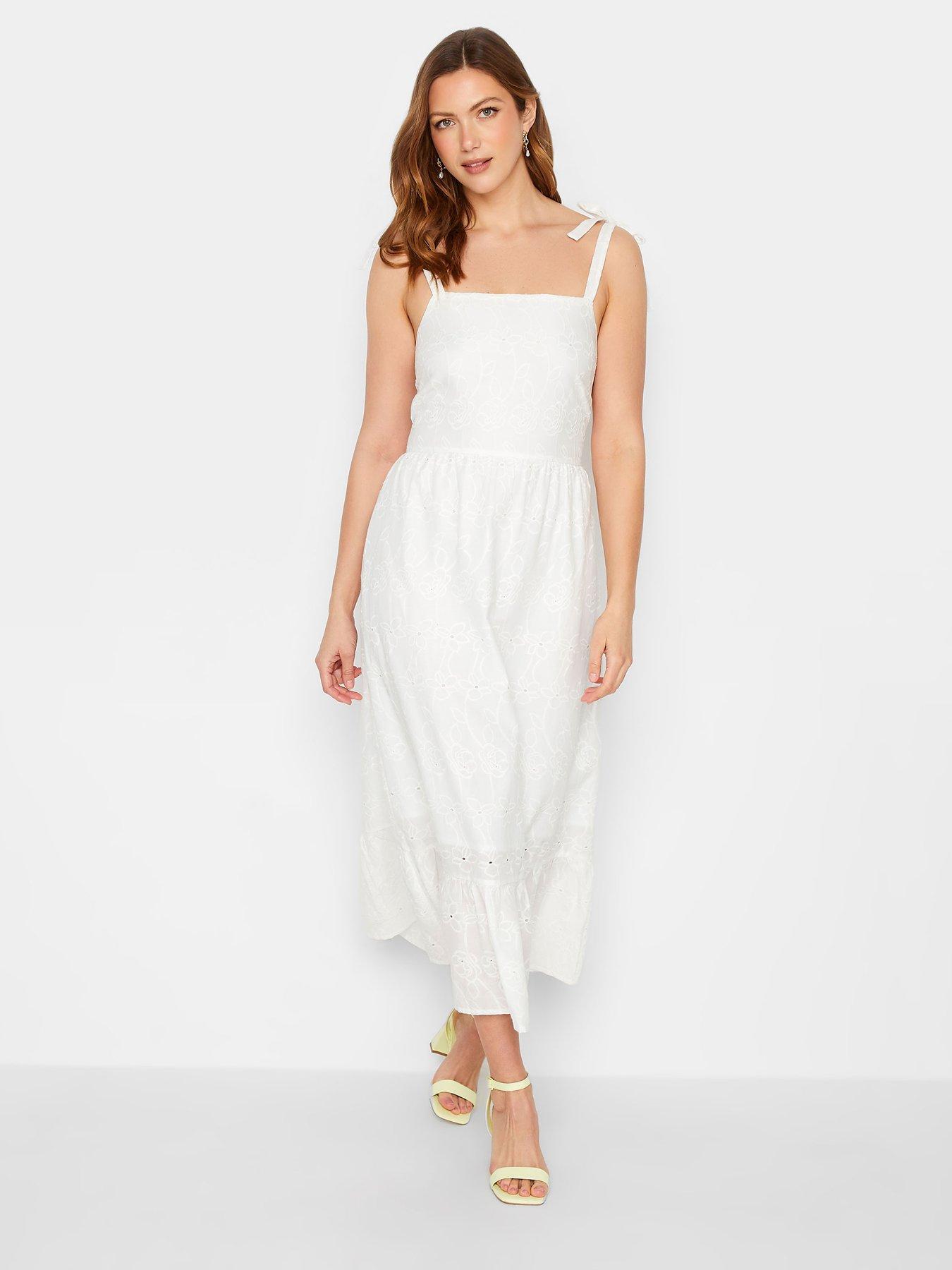 Long white hotsell summer dresses sale