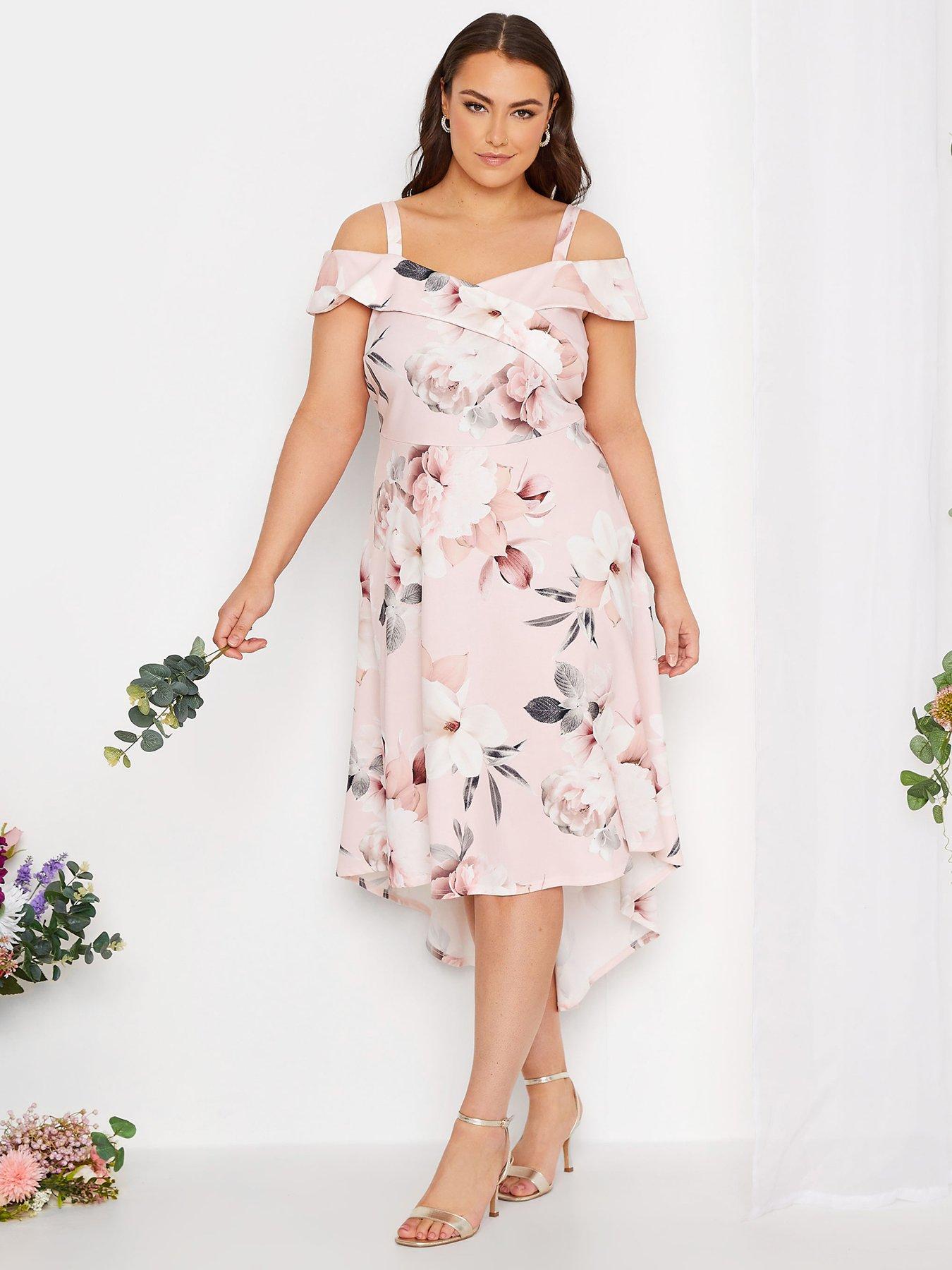 yours-high-low-bardot-dress-light-pink