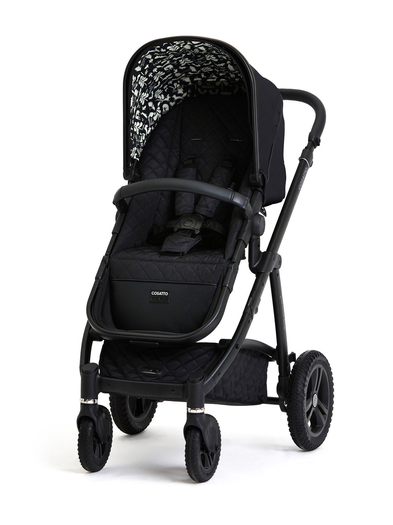 Image 5 of 8 of Cosatto Wow 2 Everything Travel System Bundle ADAC iSize Car Seat - Silhouette
