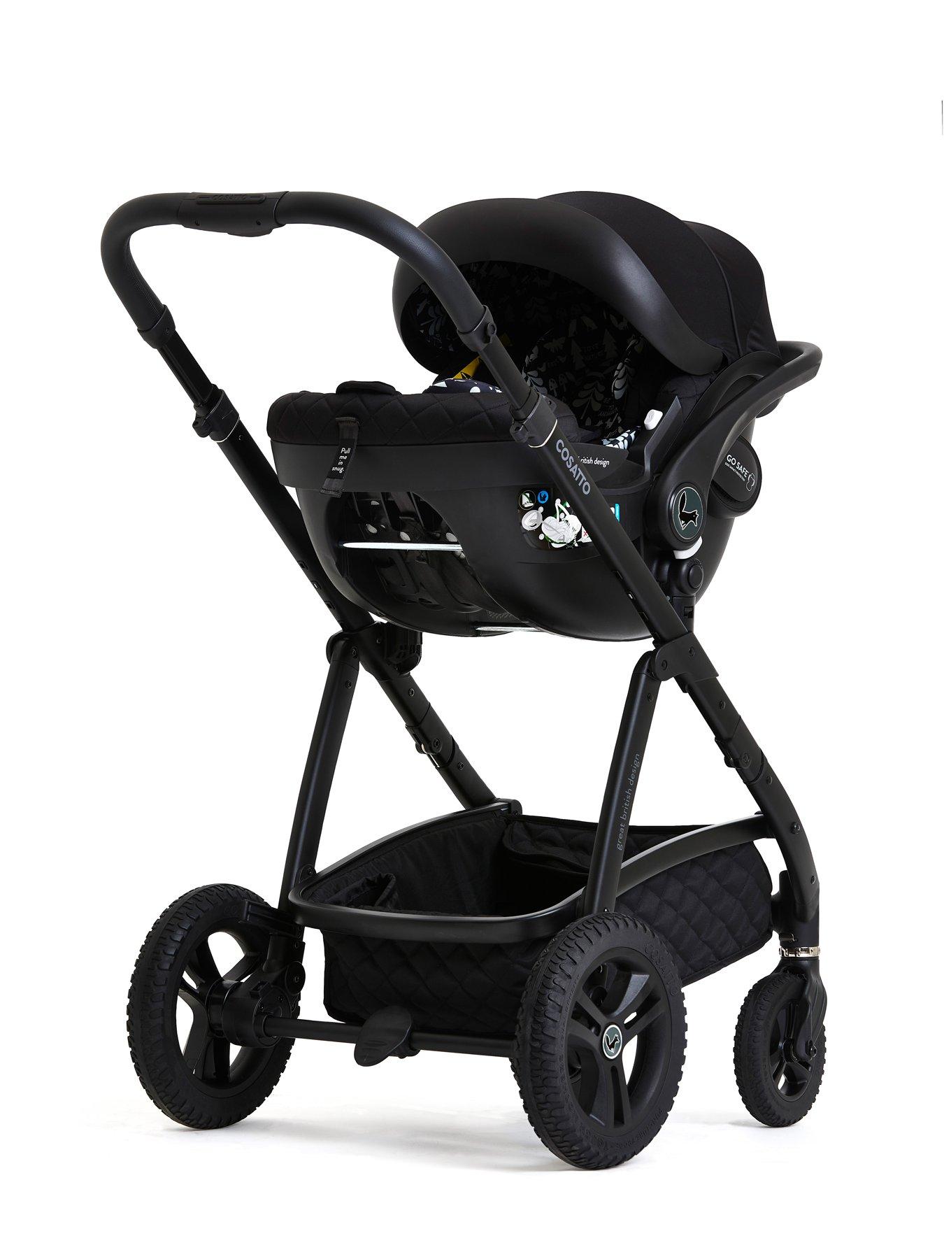 Image 7 of 8 of Cosatto Wow 2 Everything Travel System Bundle ADAC iSize Car Seat - Silhouette