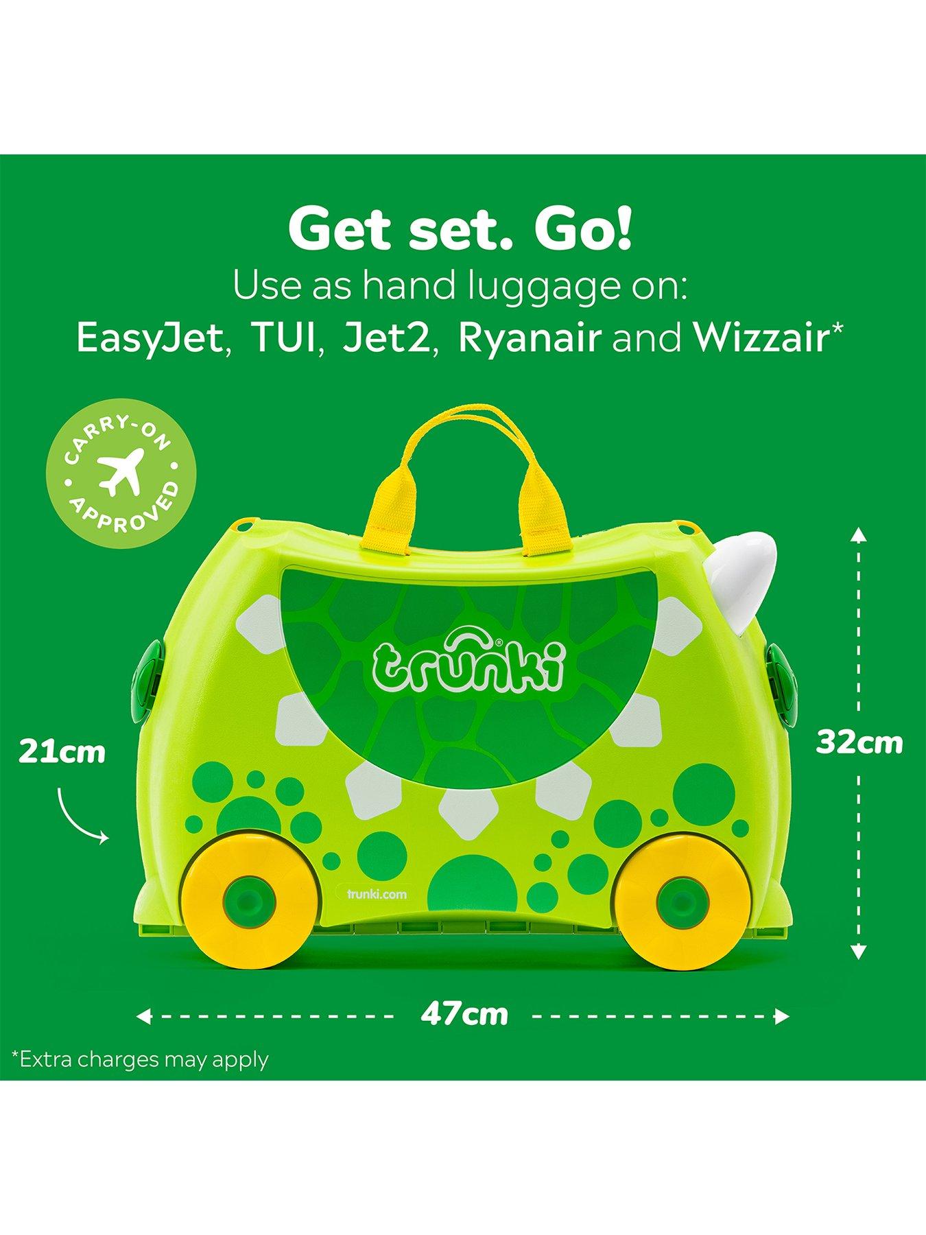 Image 3 of 8 of trunki Trunki Ride-On Suitcase - Dudley the Dinosaur