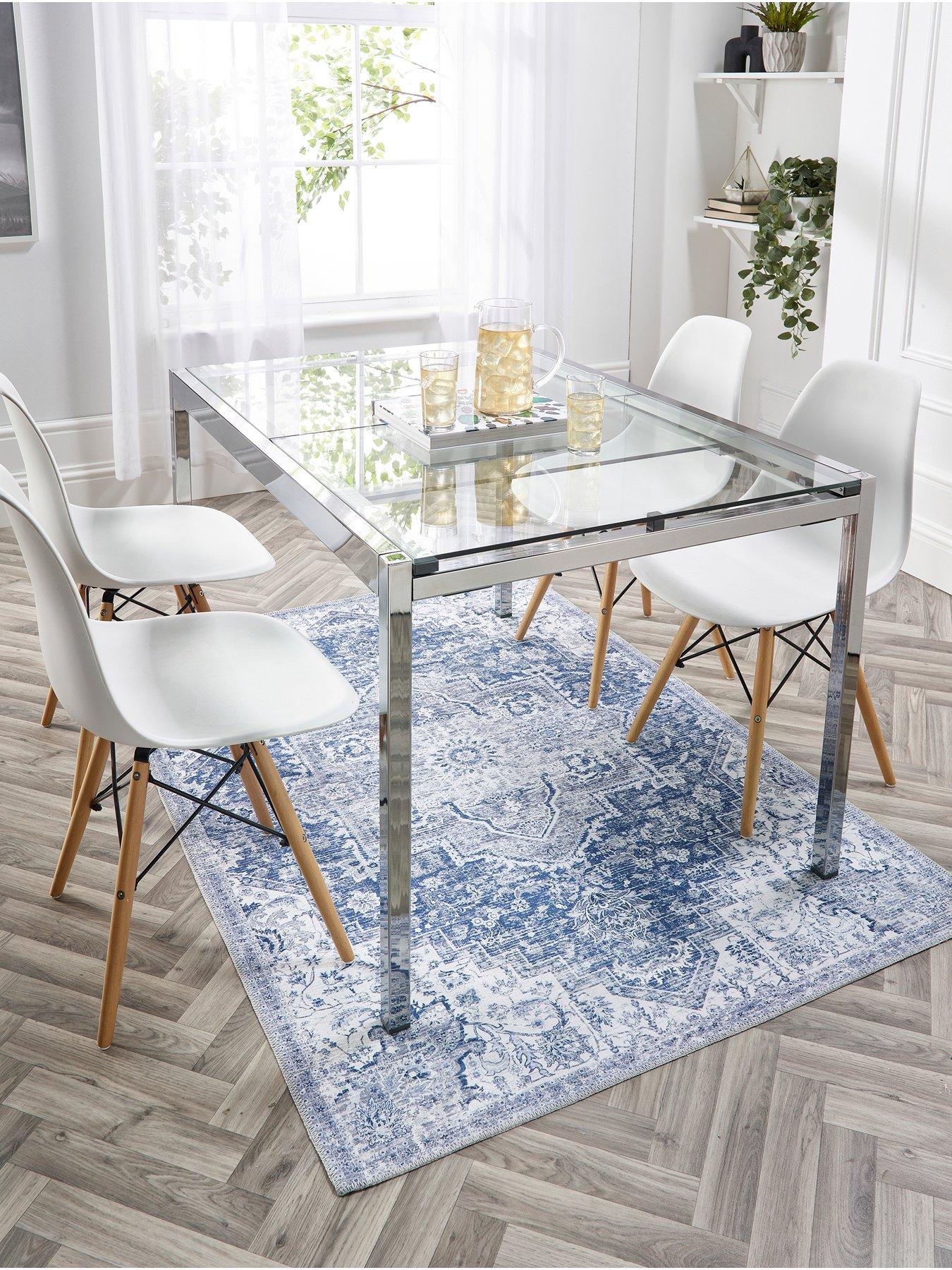 Image 1 of 2 of The Very Collection My Washable Garda Rug - Blue