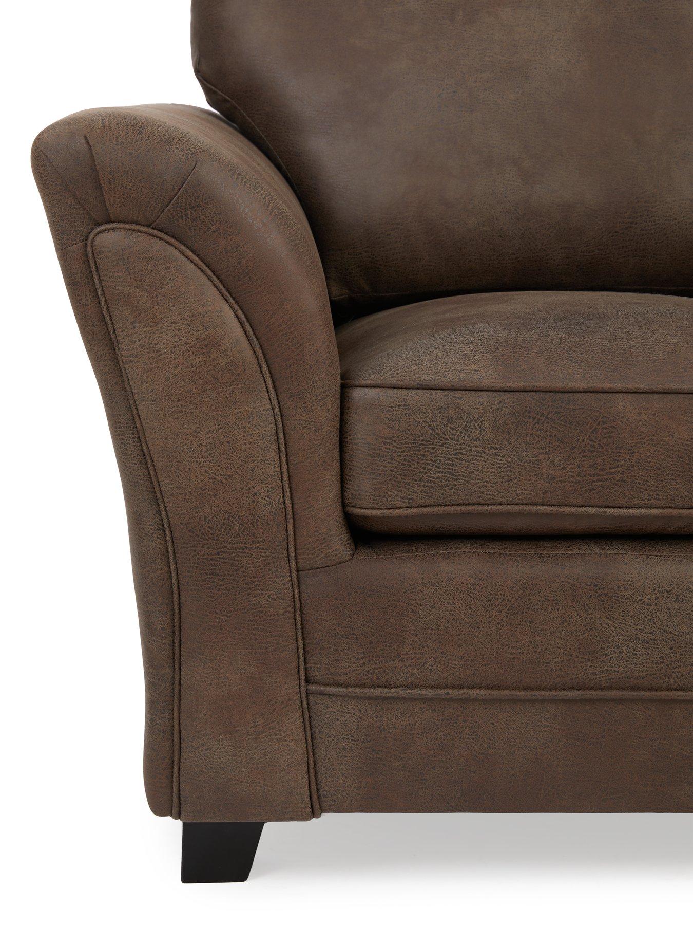 Image 4 of 6 of Very Home Dury Leather Look Armchair&nbsp;- FSC&reg; Certified