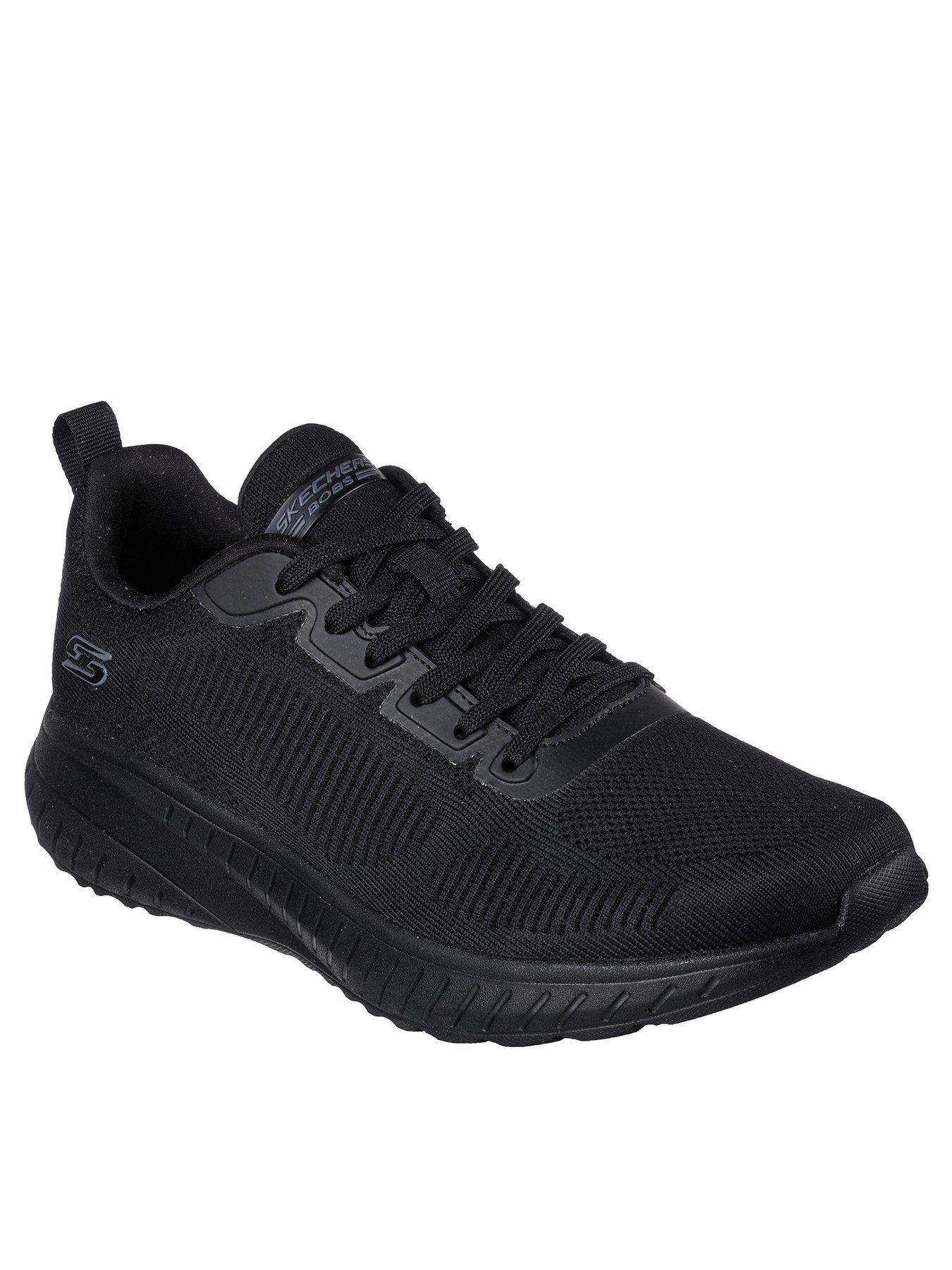 skechers-bobs-squad-chaos-lace-up-trainers-blackback