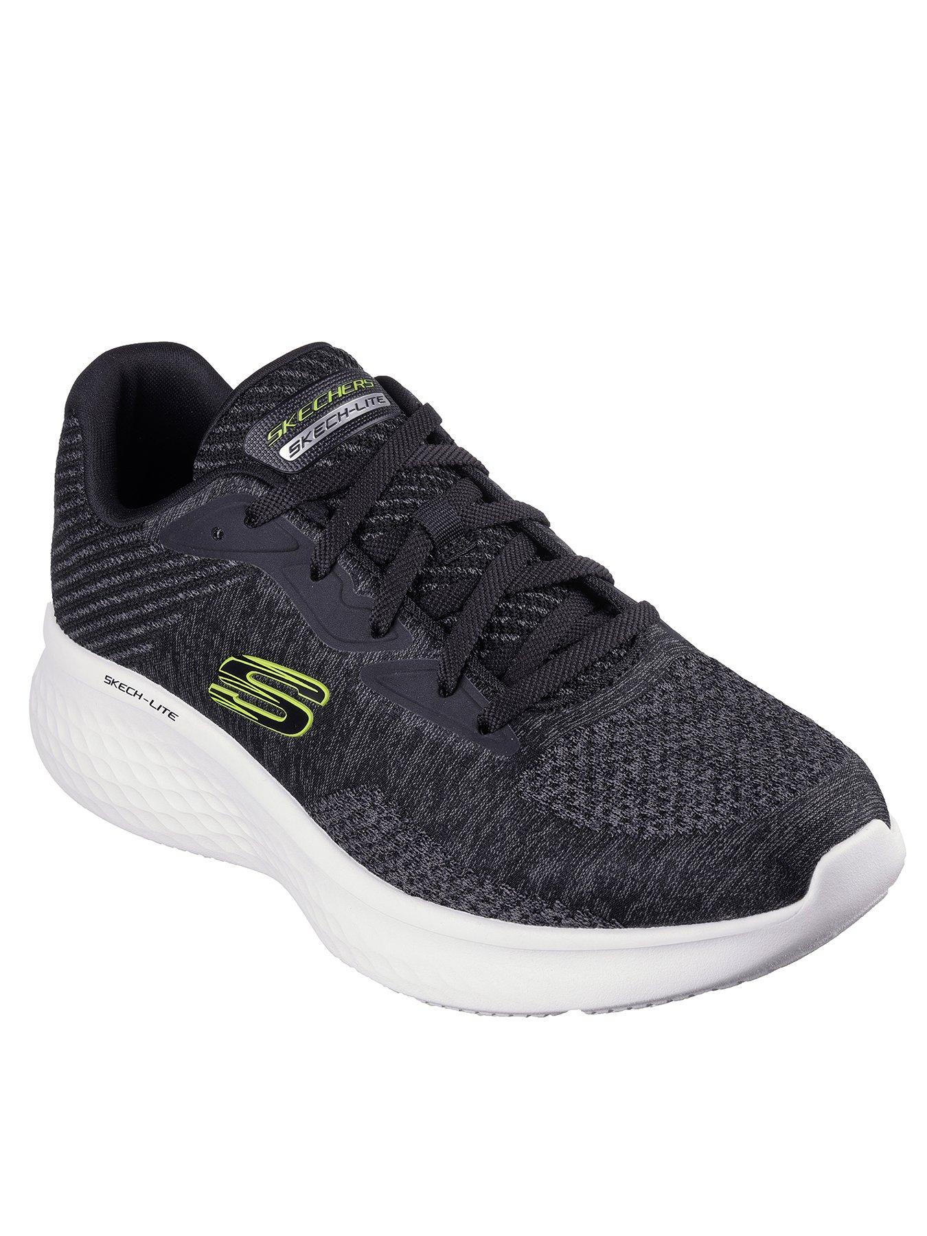 Skechers Skech lite Pro Circular Knit Lace Up Memory Foam Trainers