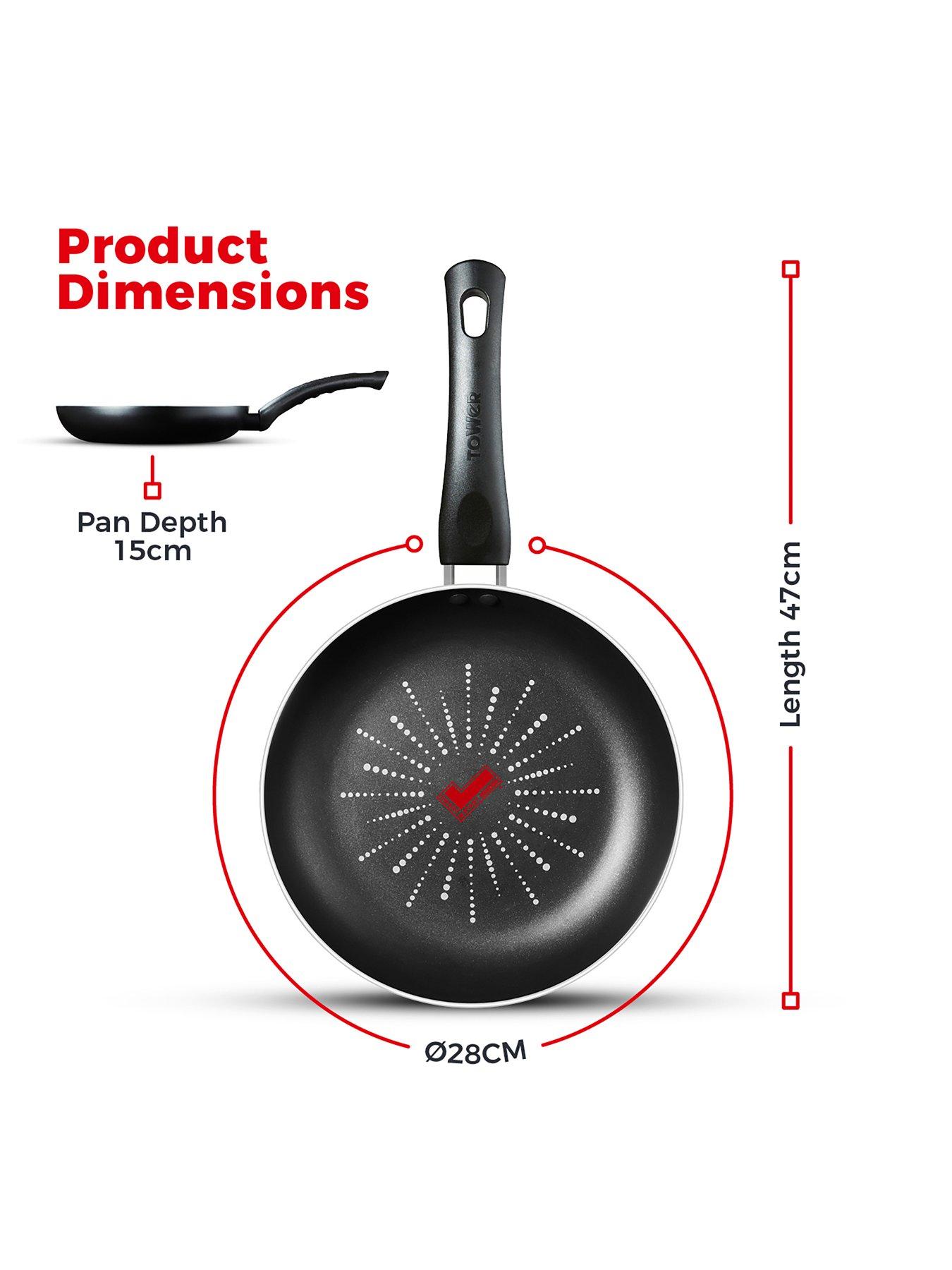 Image 6 of 7 of Tower SmartStart Classic 28 cm Frying Pan