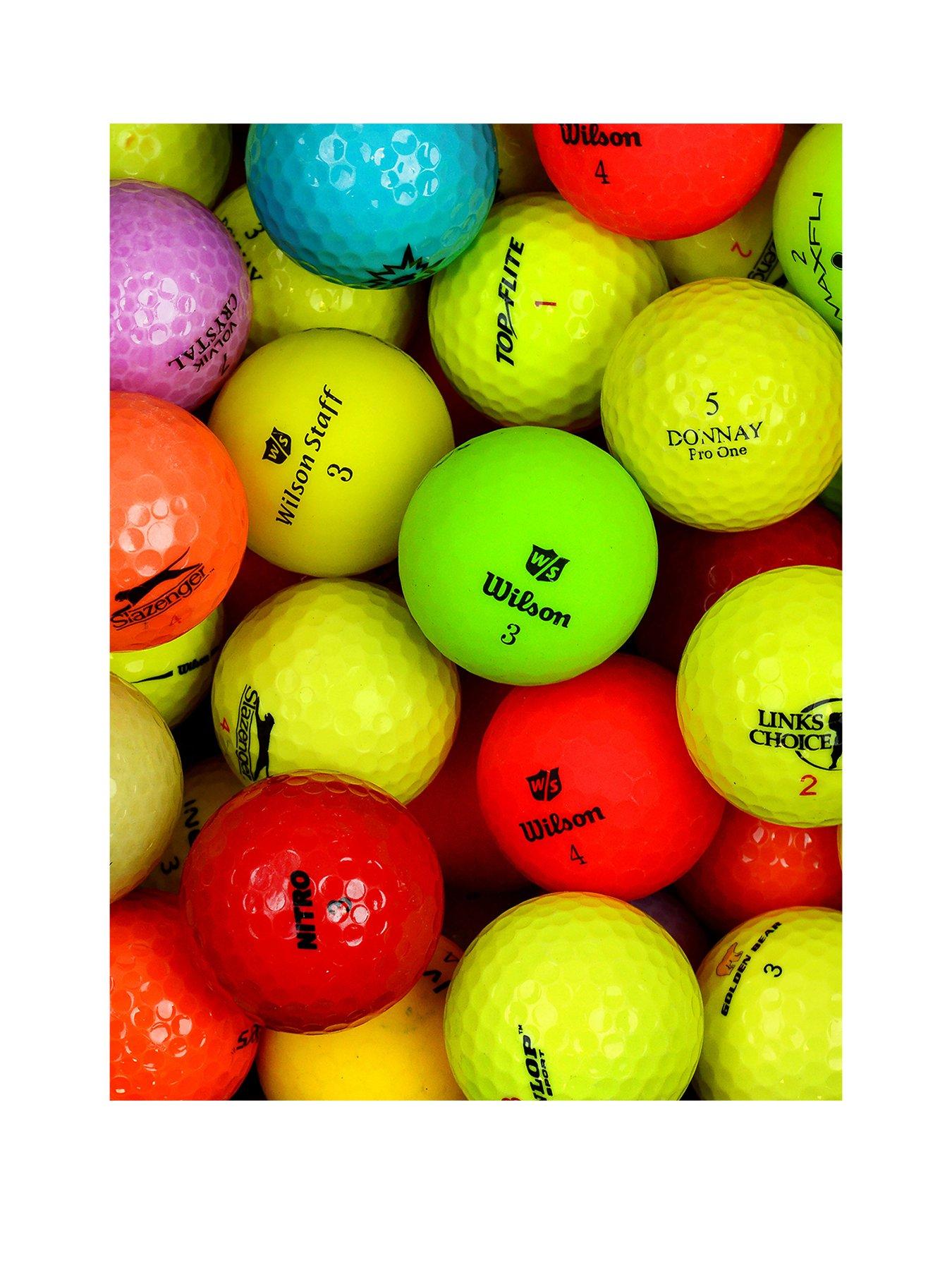 Image 1 of 2 of 24 Mixed Colour Golf Balls Grade A