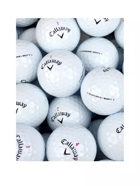 prod1092275943: 12 Callaway Recycled Chrome Soft Grade A Golf Balls
