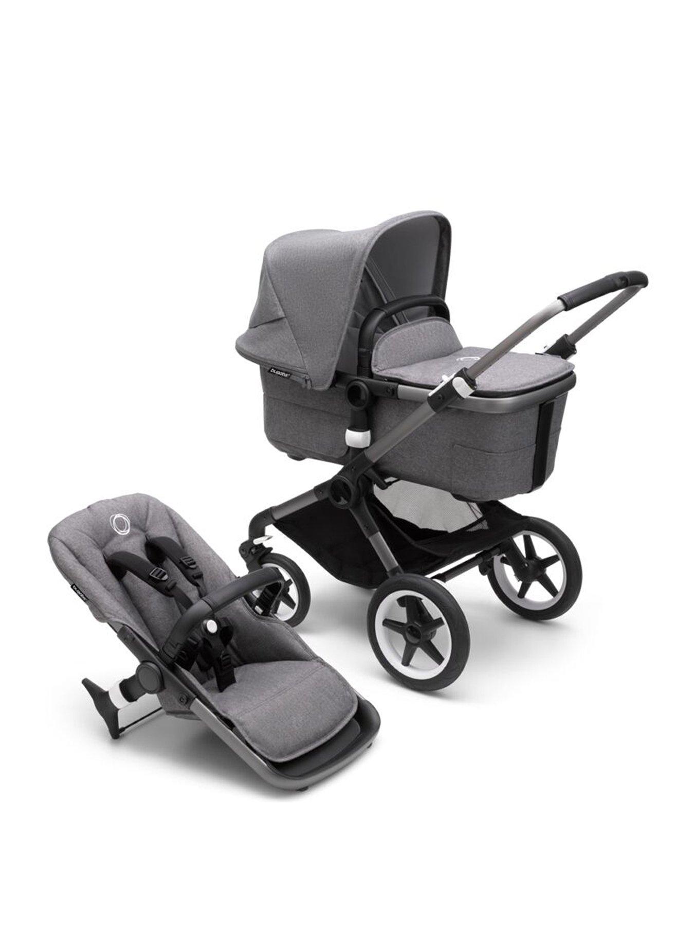 Bugaboo fox cheap melange grey