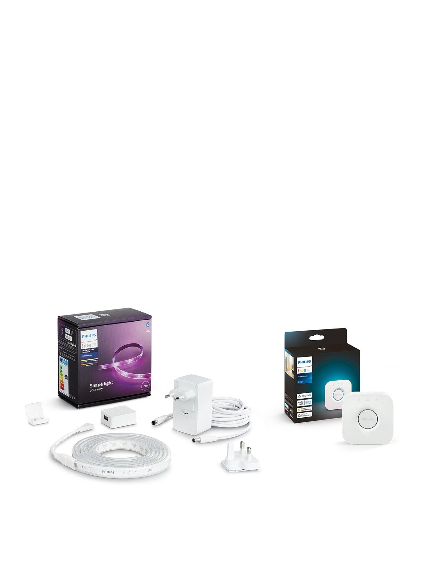undefined Hue White and Colour Ambiance Indoor Lightstrip 2m with Hue Bridge