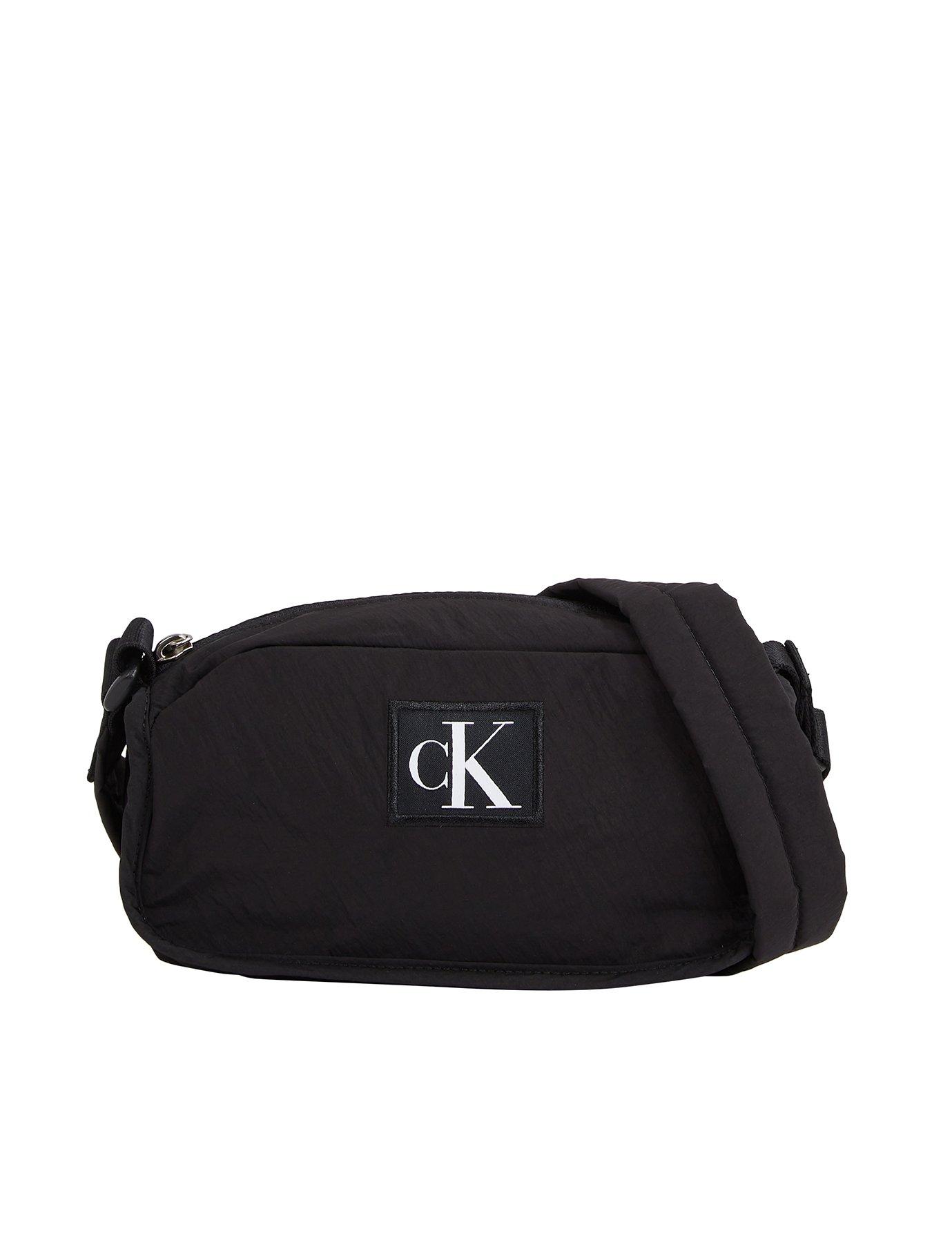 Calvin Klein Jeans ULTRALIGHT DOUBLE ZIP CAMERA BAG - Across body bag -  black 