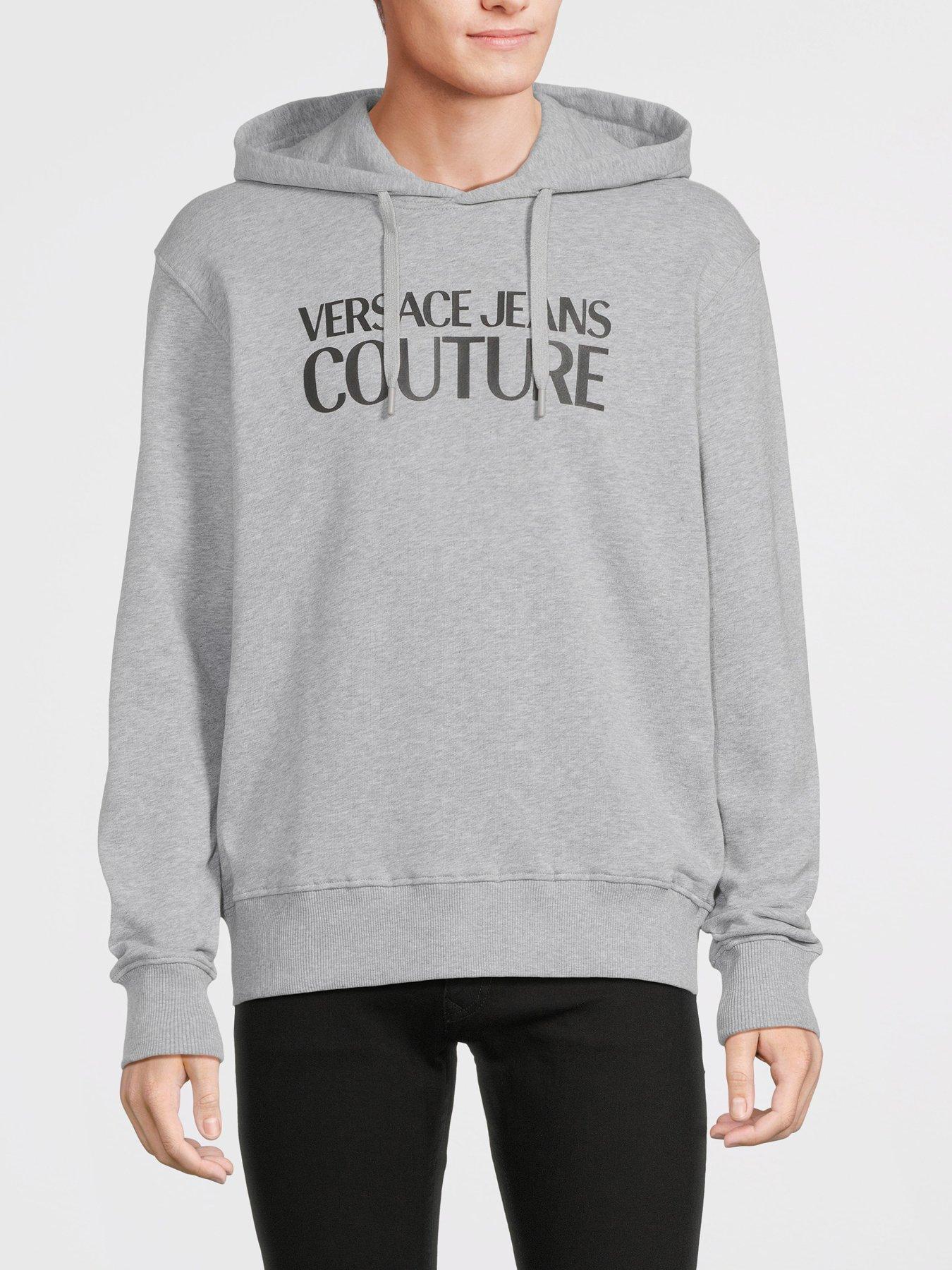 Versace grey hoodie sales